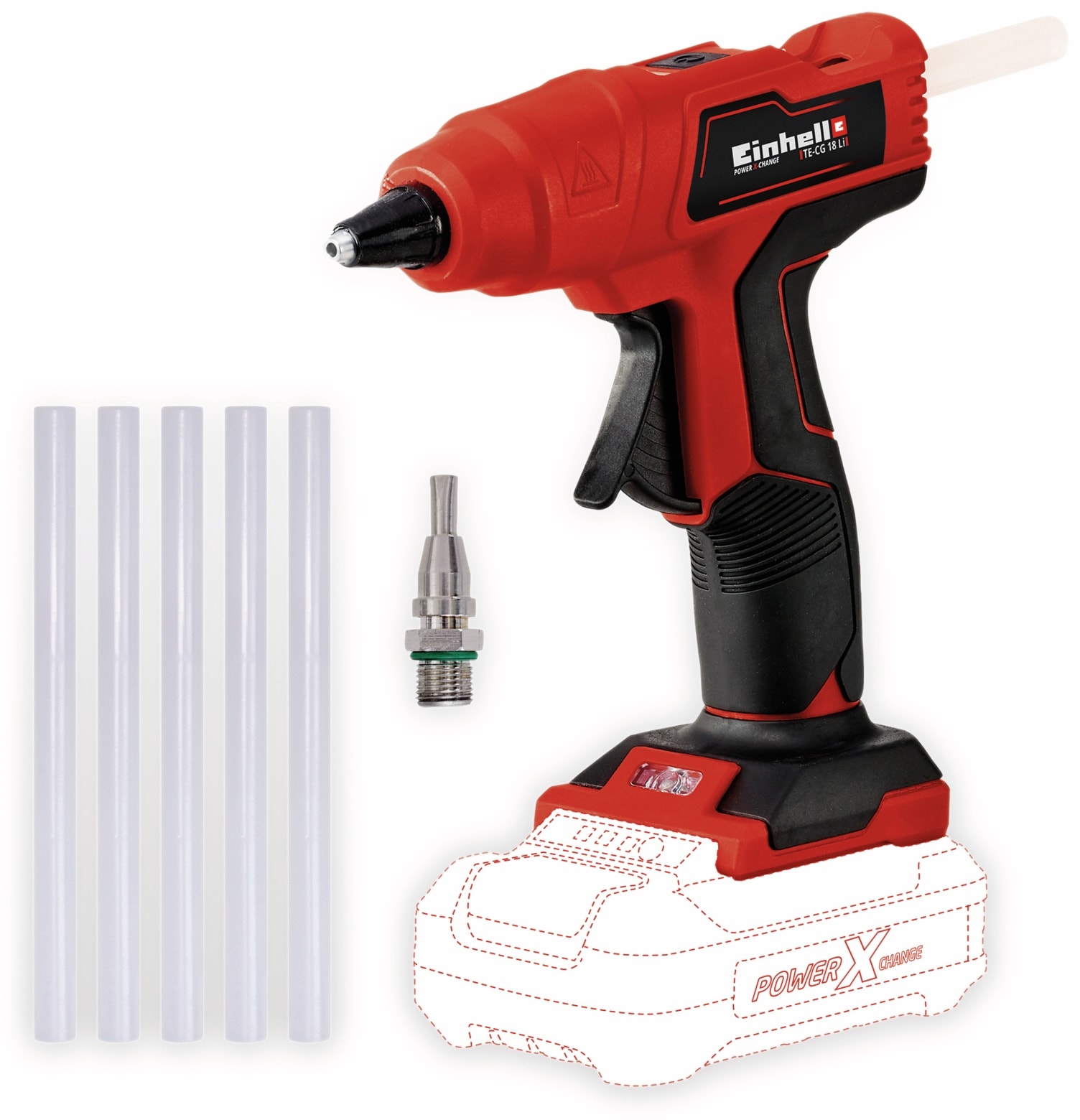 EINHELL Akku-Heißklebepistole TE-CG 18 Li Solo EINHELL Akku-Heißklebepistole TE-CG 18 Li Solo