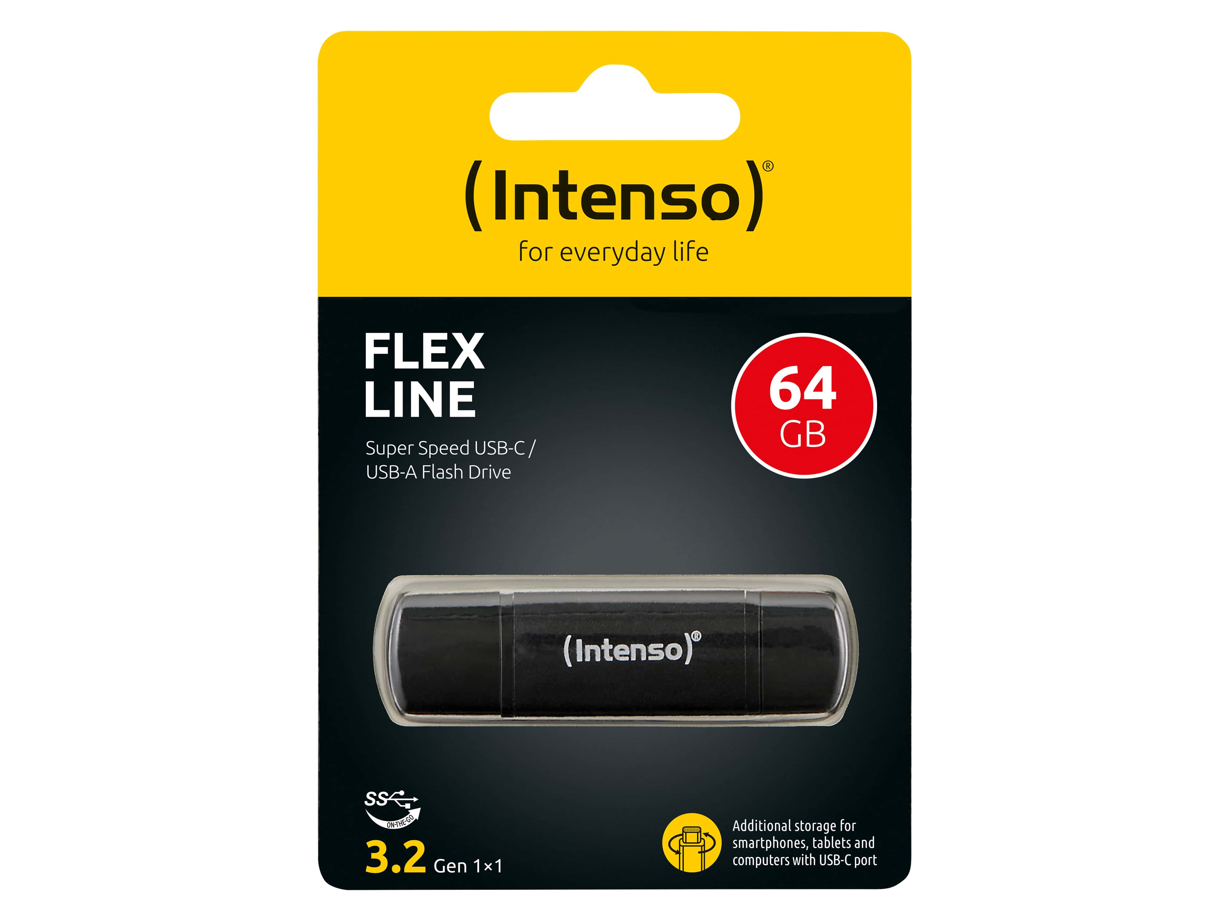 INTENSO USB-Stick Flex Line 3544490 USB 3.2 64GB INTENSO USB-Stick Flex Line 3544490 USB 3.2 64GB