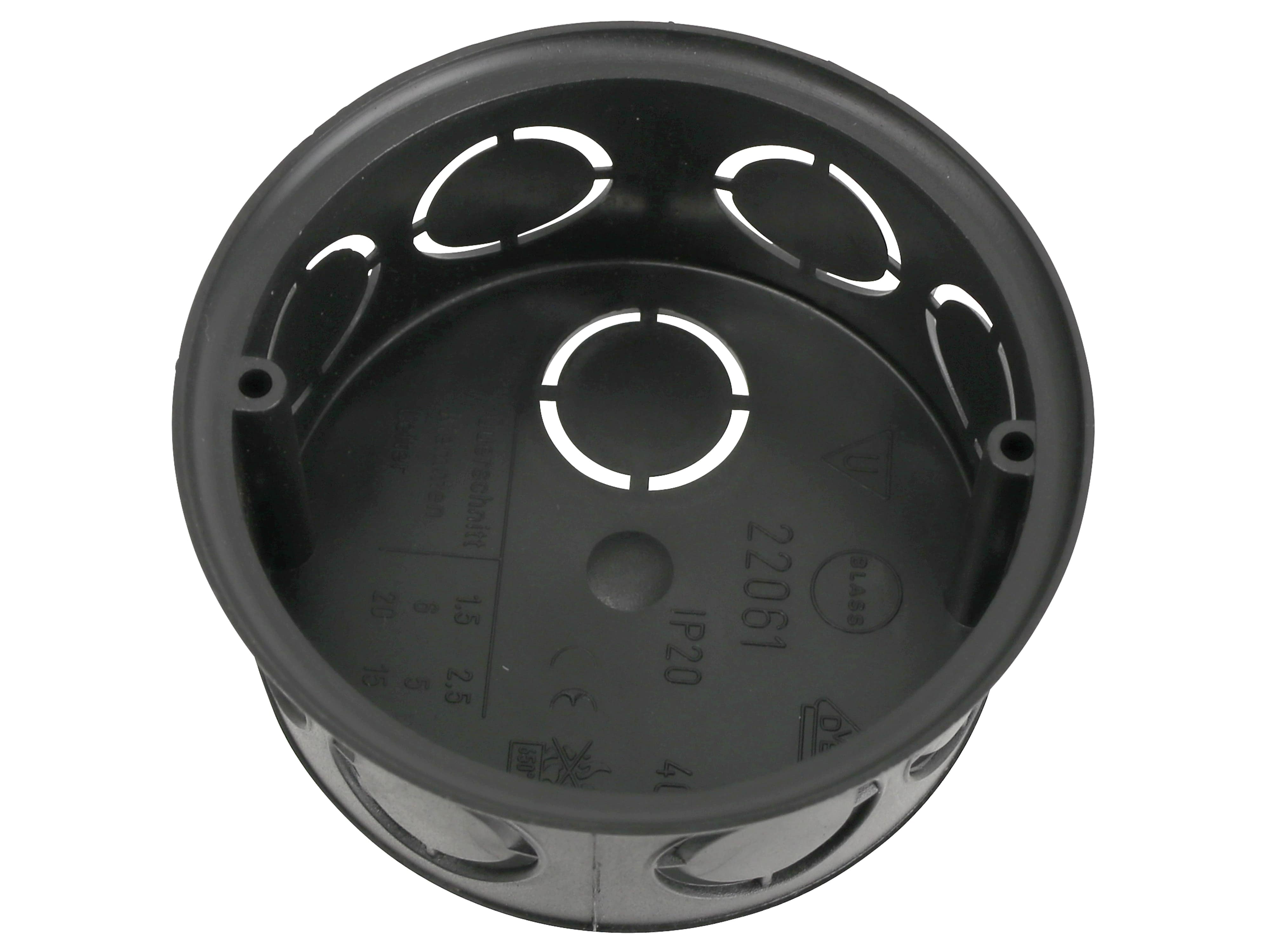 Abzweigdose, BLASS, Ø 72 mm, Höhe 35 mm Abzweigdose, BLASS, Ø 72 mm, Höhe 35 mm