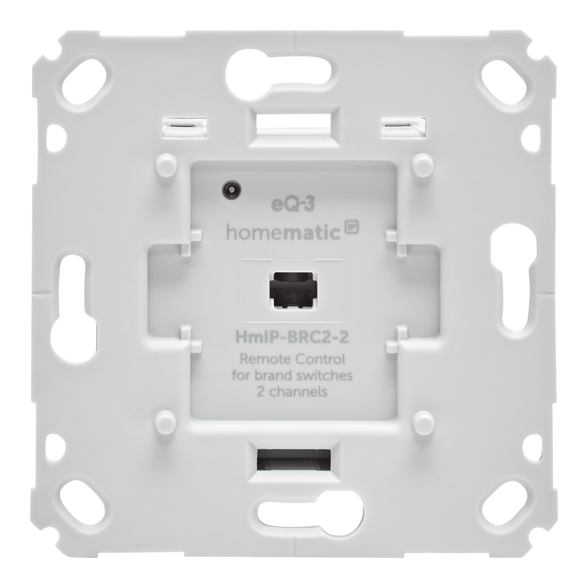 HOMEMATIC IP 161839A0, Wandtaster für Markenschalter, 2-fach HOMEMATIC IP 161839A0, Wandtaster für Markenschalter, 2-fach