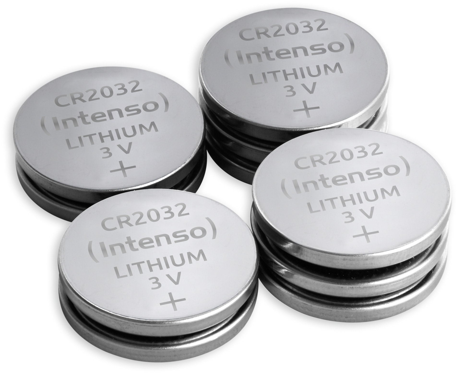 INTENSO Lithium-Knopfzelle CR2032, 10 Stück INTENSO Lithium-Knopfzelle CR2032, 10 Stück
