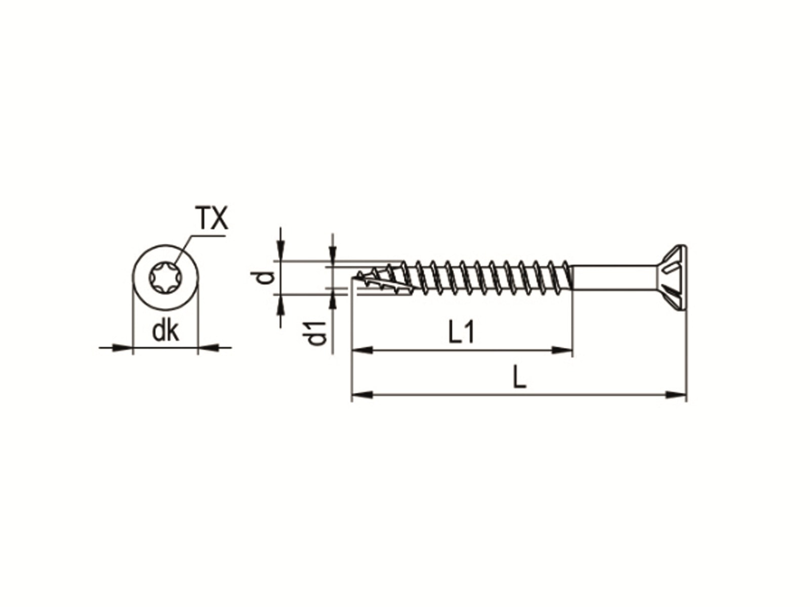 REISSER Spanplattenschrauben R2 plus, Flaseko, Teilgewinde, 4,0 x 60, Stahl, Schneidkerbe, 200 Stück REISSER Spanplattenschrauben R2 plus, Flaseko, Teilgewinde, 4,0 x 60, Stahl, Schneidkerbe, 200 Stück