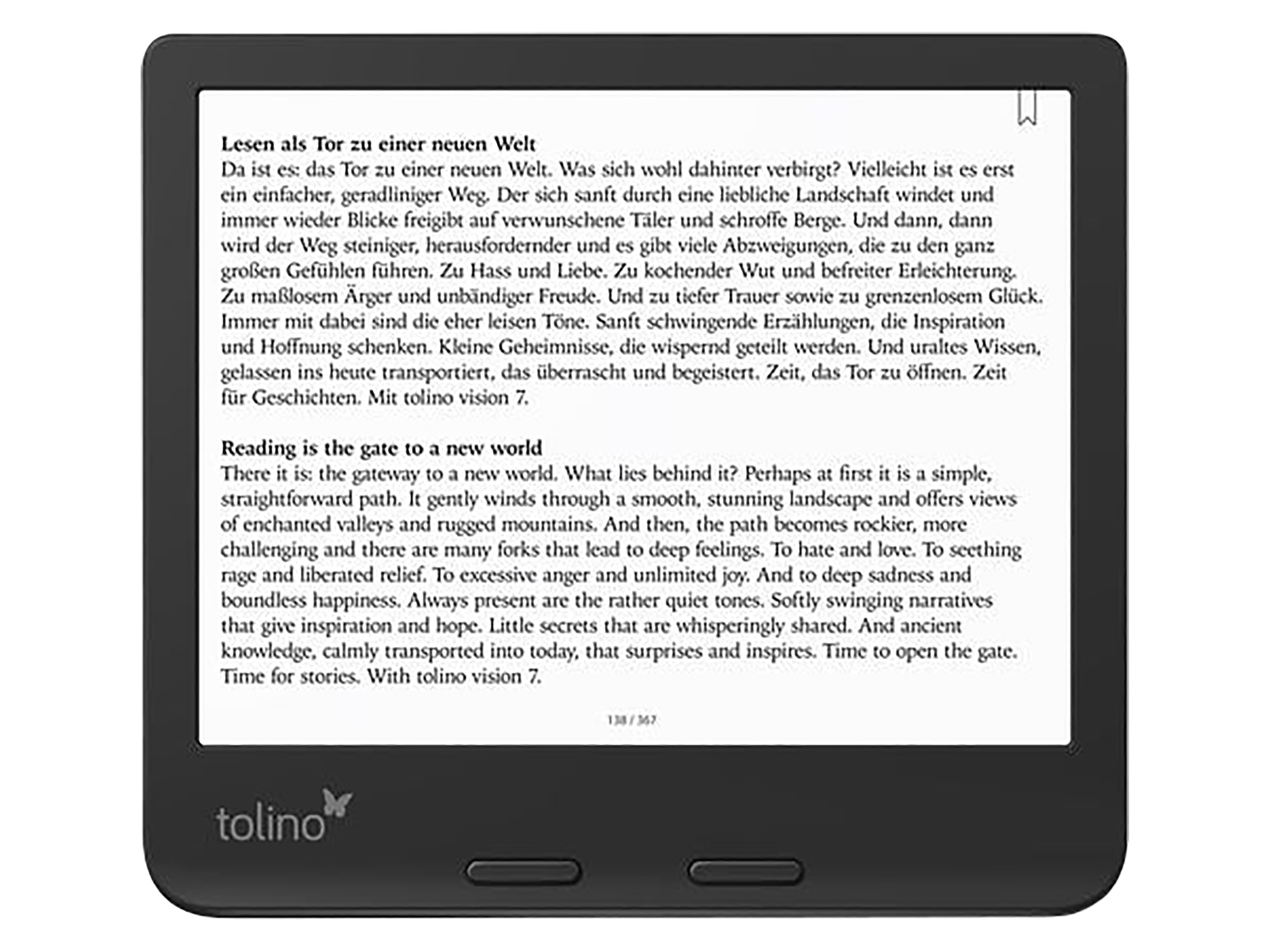 TOLINO E-Book-Reader Vision Color TOLINO E-Book-Reader Vision Color
