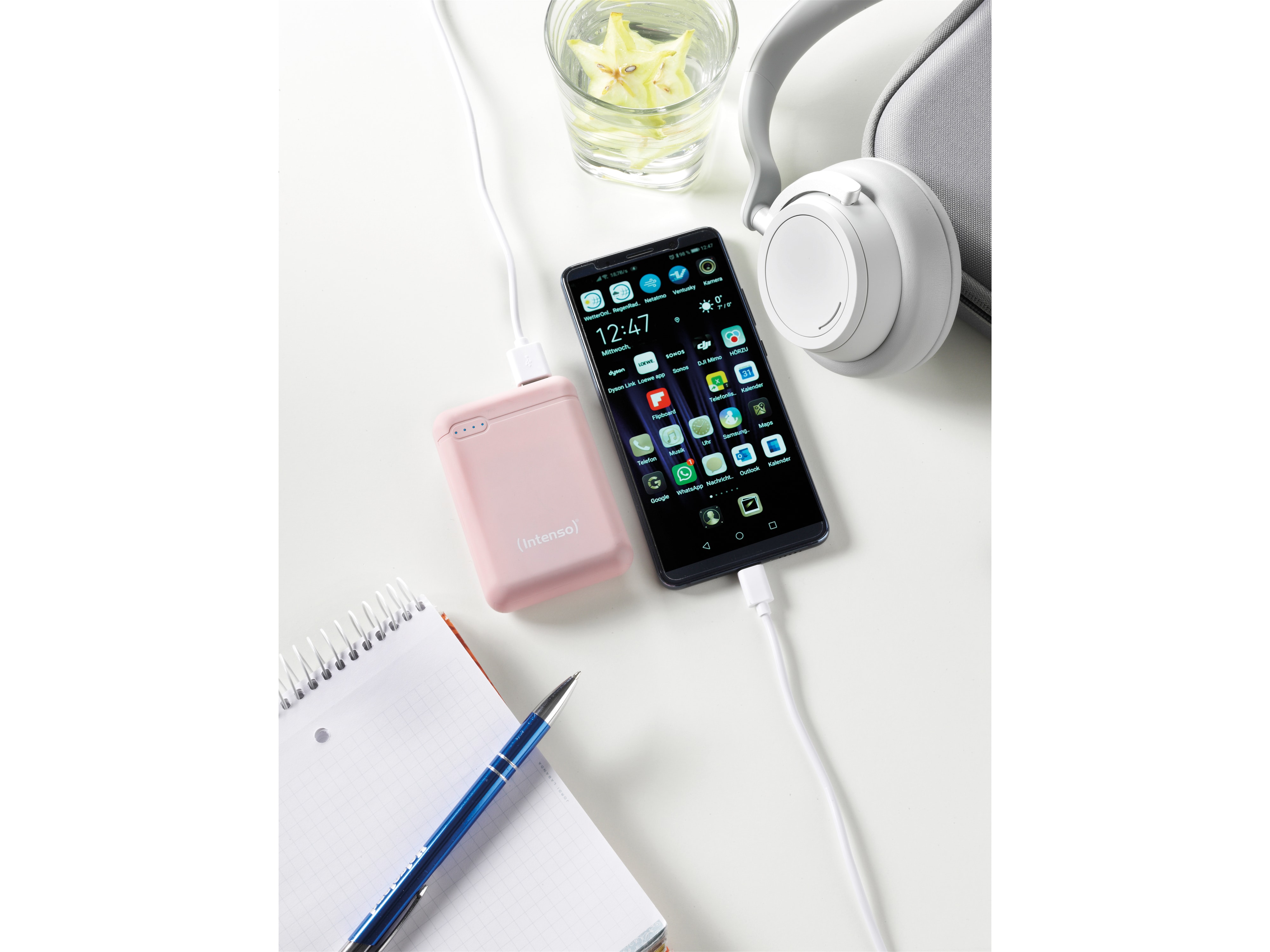 INTENSO USB Powerbank 7313533 XS 10000, 10.000 mAh, rose INTENSO USB Powerbank 7313533 XS 10000, 10.000 mAh, rose