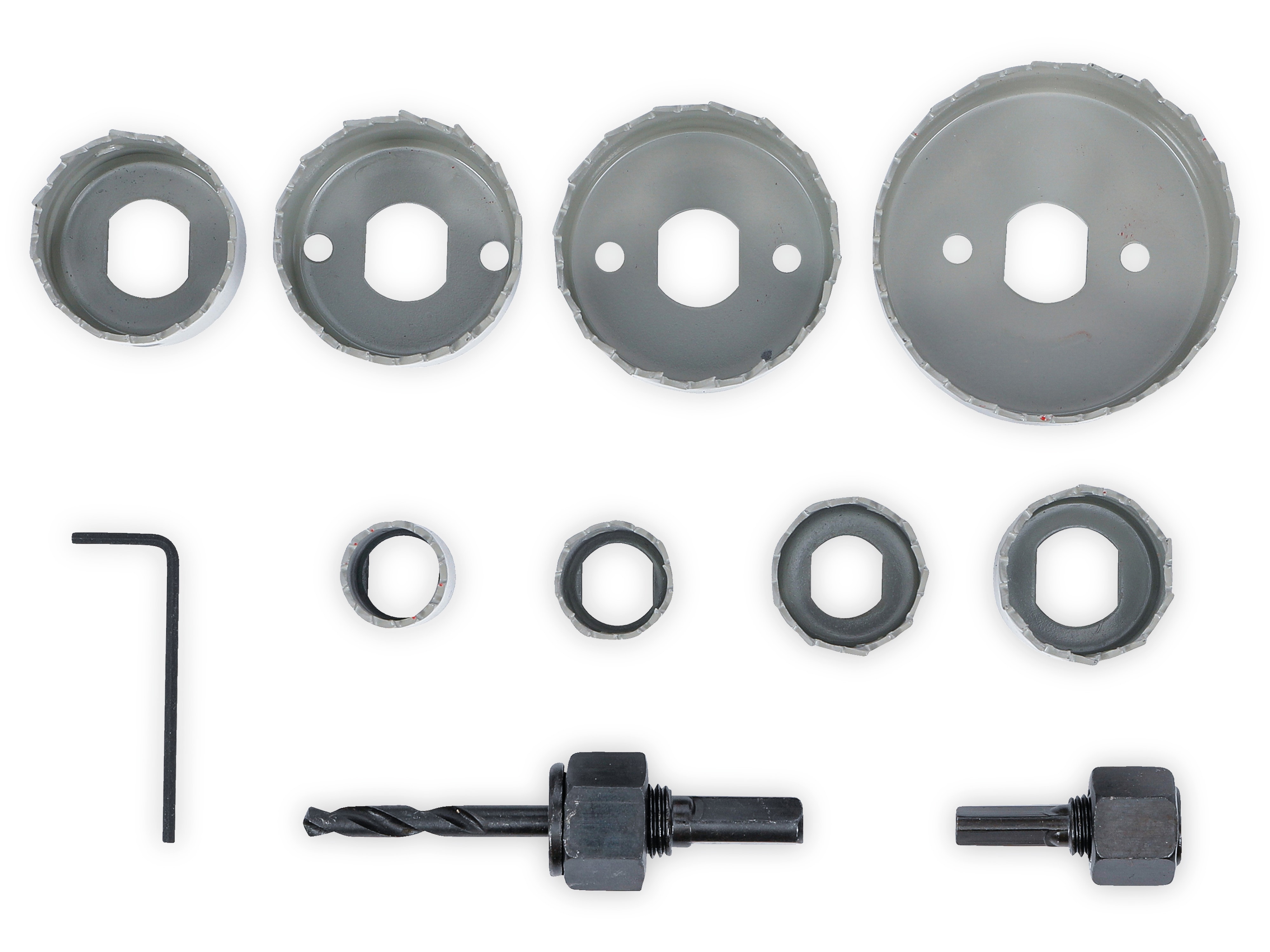 BGS TECHNIC Lochsägen-Satz, 19...64 mm, 11-teilig BGS TECHNIC Lochsägen-Satz, 19...64 mm, 11-teilig