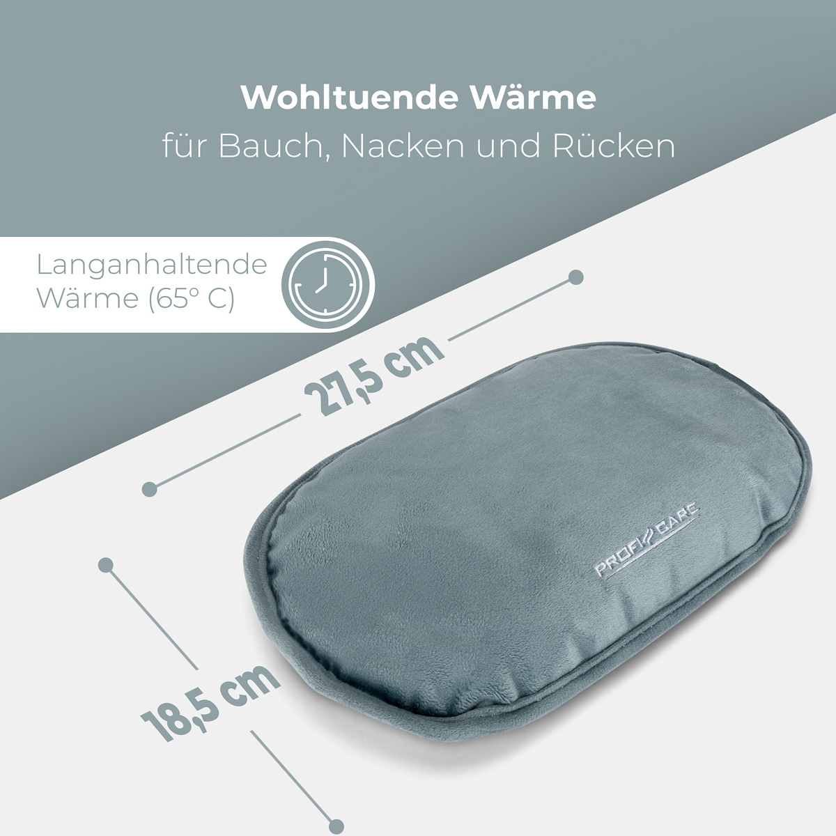 PROFI CARE Elektrische Wärmflasche, PC-EWF 3150, 65°C, 27,5 x 4,5 x 18,5 cm PROFI CARE Elektrische Wärmflasche, PC-EWF 3150, 65°C, 27,5 x 4,5 x 18,5 cm