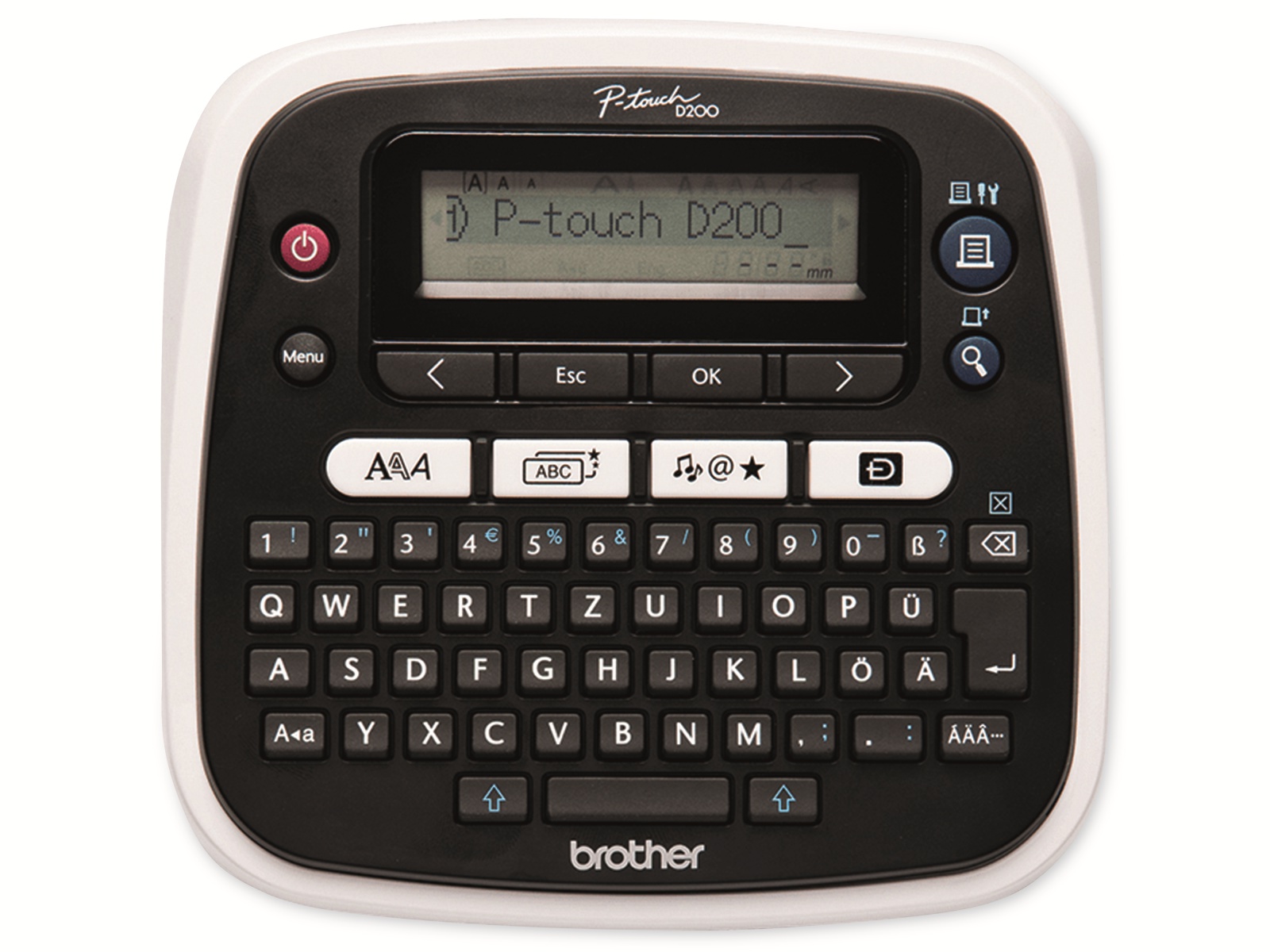 BROTHER Beschriftungsgerät P-TOUCH D200BWVP PT BROTHER Beschriftungsgerät P-TOUCH D200VWVP PT