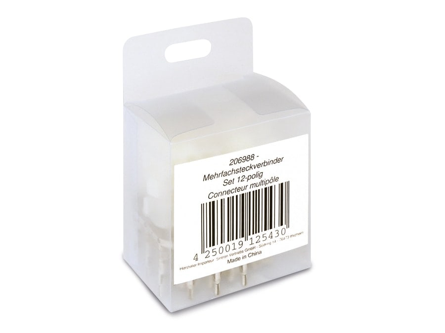 Steckverbinder-Set SUPU Serie B, 3x4-polig, 19 A/600 V~ Steckverbinder-Set SUPU Serie B, 3x4-polig, 19 A/600 V~