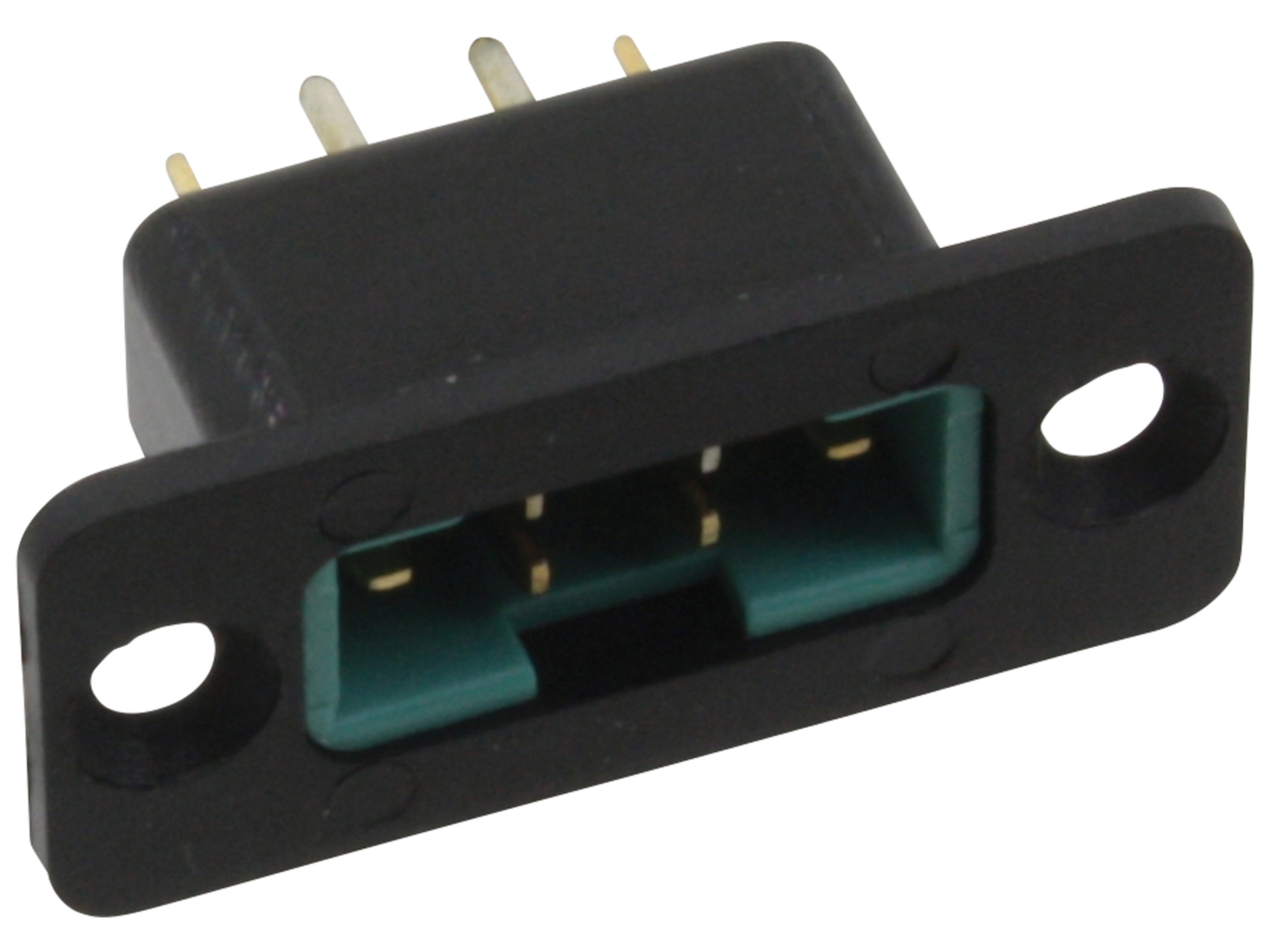 DONAU ELEKTRONIK Rahmen für Hochstrom Stecker/ Buchse, lang, NE120 DONAU ELEKTRONIK Rahmen für Hochstrom Stecker/ Buchse, lang, NE120