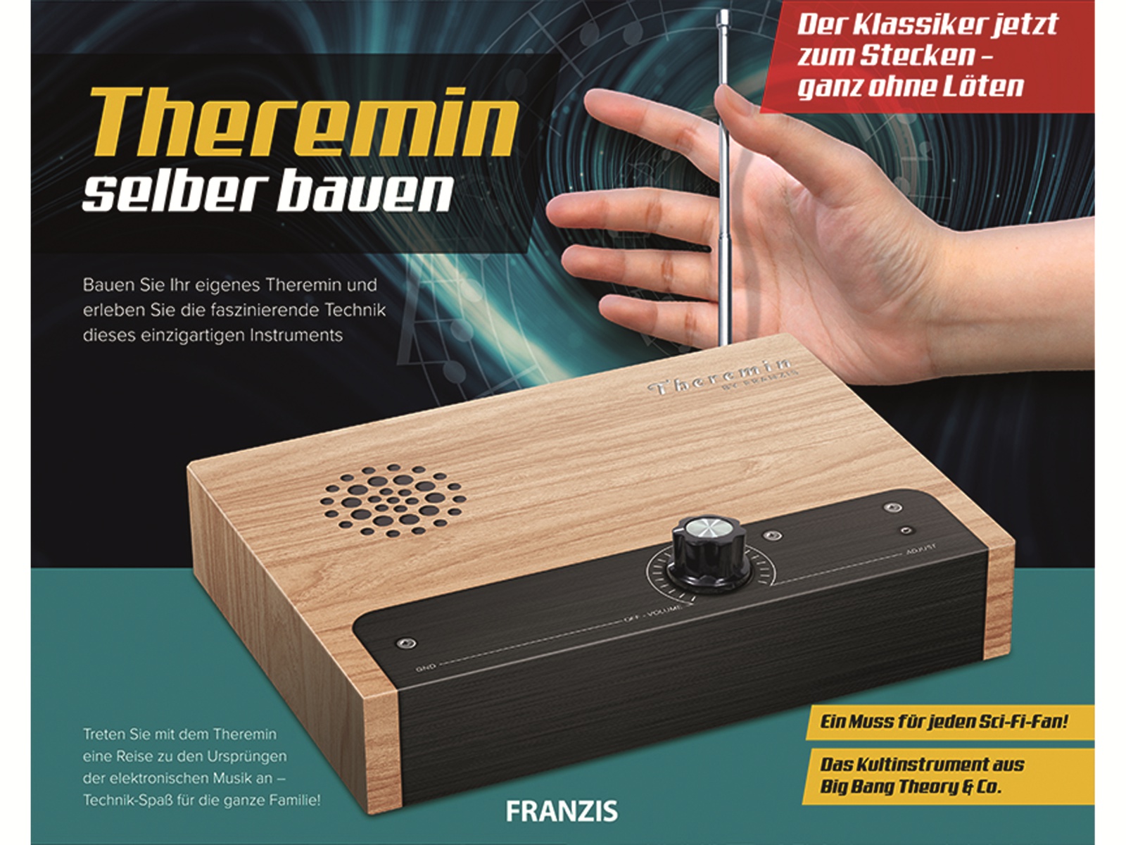 FRANZIS Bausatz, 67105, Theremin selber bauen FRANZIS Bausatz, 67105, Theremin selber bauen