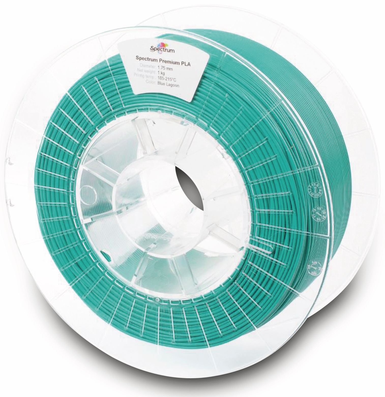 SPECTRUM 3D Filament PLA 1.75mm blau LAGOON 1kg SPECTRUM 3D Filament PLA 1.75mm blau LAGOON 1kg