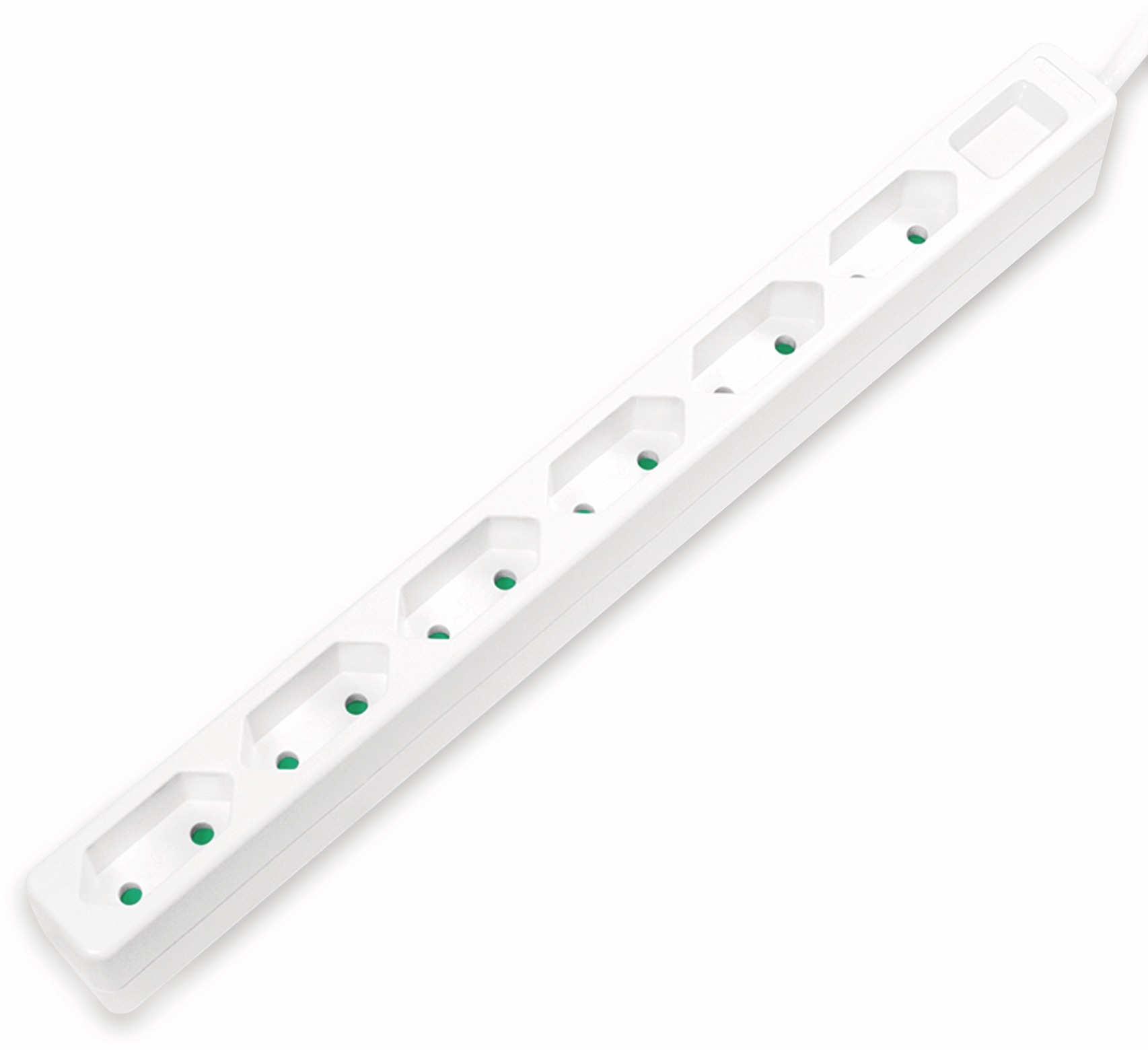 LOGILINK Euro-Steckdosenleiste 6-fach, weiß LOGILINK Euro-Steckdosenleiste 6-fach, weiß
