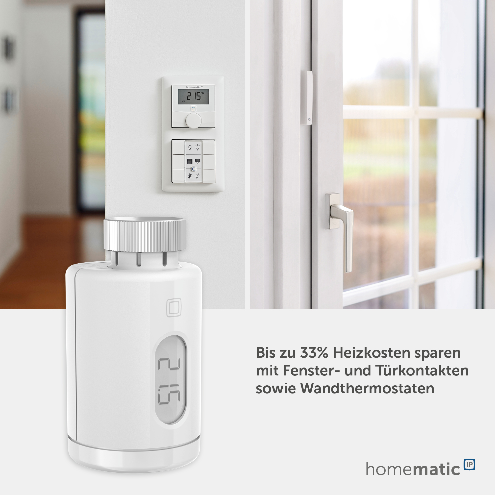 HOMEMATIC IP 161046A0, Heizkörper-Thermostat pure HOMEMATIC IP 161046A0, Heizkörper-Thermostat pure