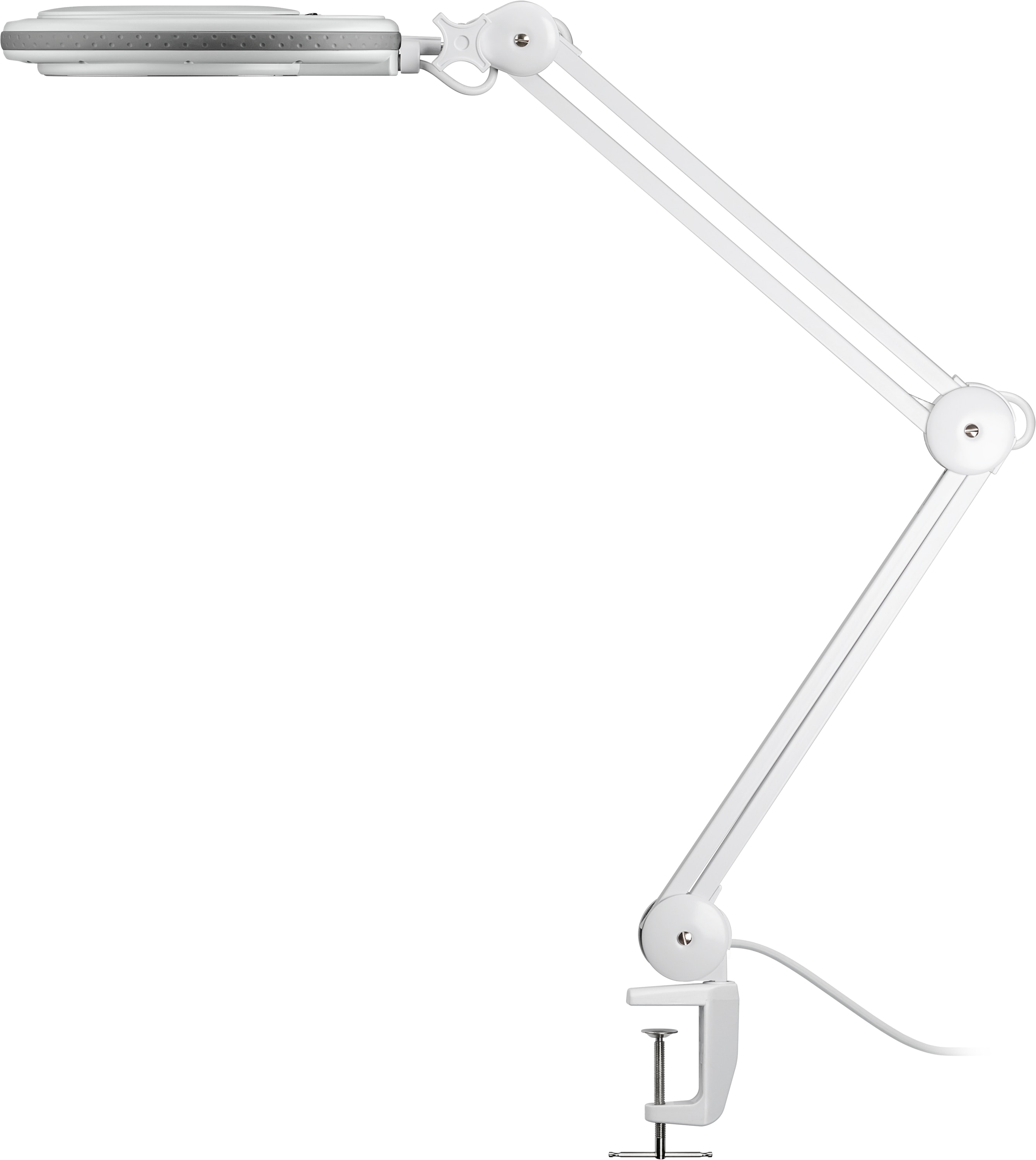 GOOBAY LED-Klemm-Lupenleuchte, 8 W, 650 lm, 1,75x Vergrößerung, weiß GOOBAY LED-Klemm-Lupenleuchte, 8 W, 650 lm, 1,75x Vergrößerung, weiß