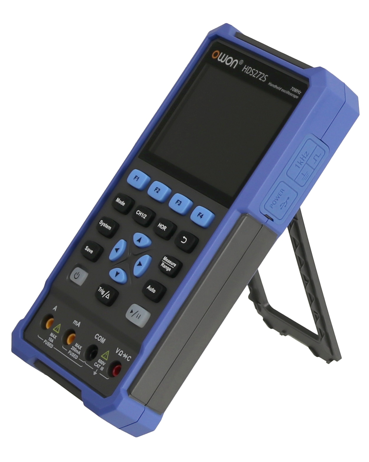 OWON LCD-Oszilloskop mit Multimeter und Funktionsgenerator, HDS272S, 2-Kanal, 70 MHz OWON LCD-Oszilloskop mit Multimeter und Funktionsgenerator, HDS272S, 2-Kanal, 70 MHz