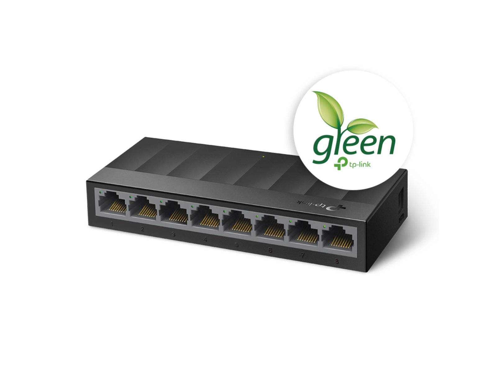 TP-LINK LiteWave Switch LS1008G, Gigabit, unmanaged, 8-port, Kunststoff TP-LINK LiteWave Switch LS1008G, Gigabit, unmanaged, 8-port, Kunststoff