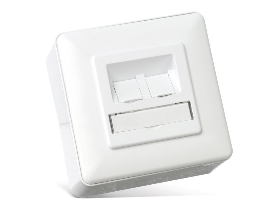 RED4POWER CAT.6a Datendose R4-N104, AP/UP RED4POWER CAT.6a Datendose R4-N104, AP/UP