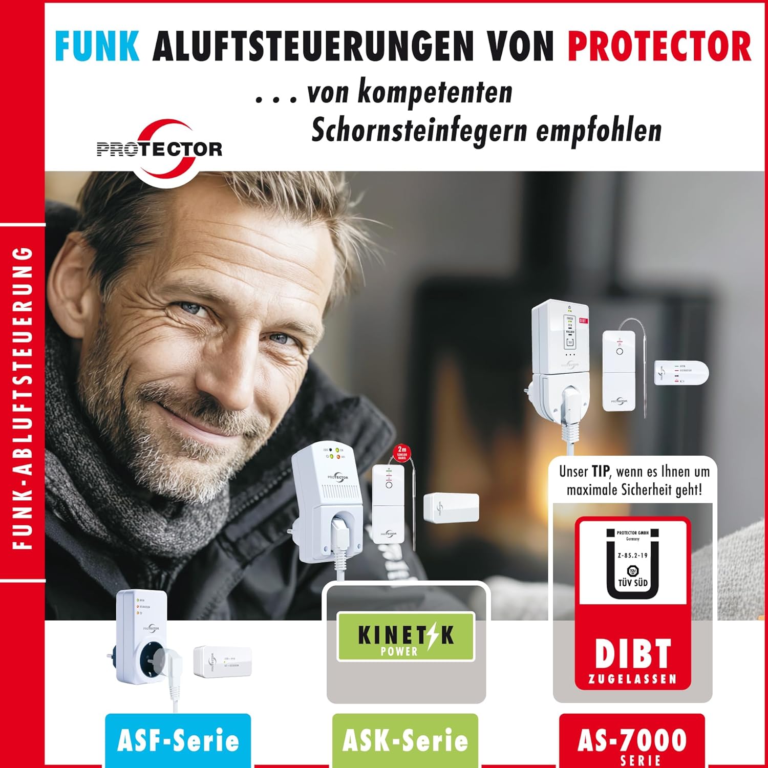 PROTECTOR Abluftsteuerung ASF-510 Abluftsteuerung PROTECTOR ASF-510