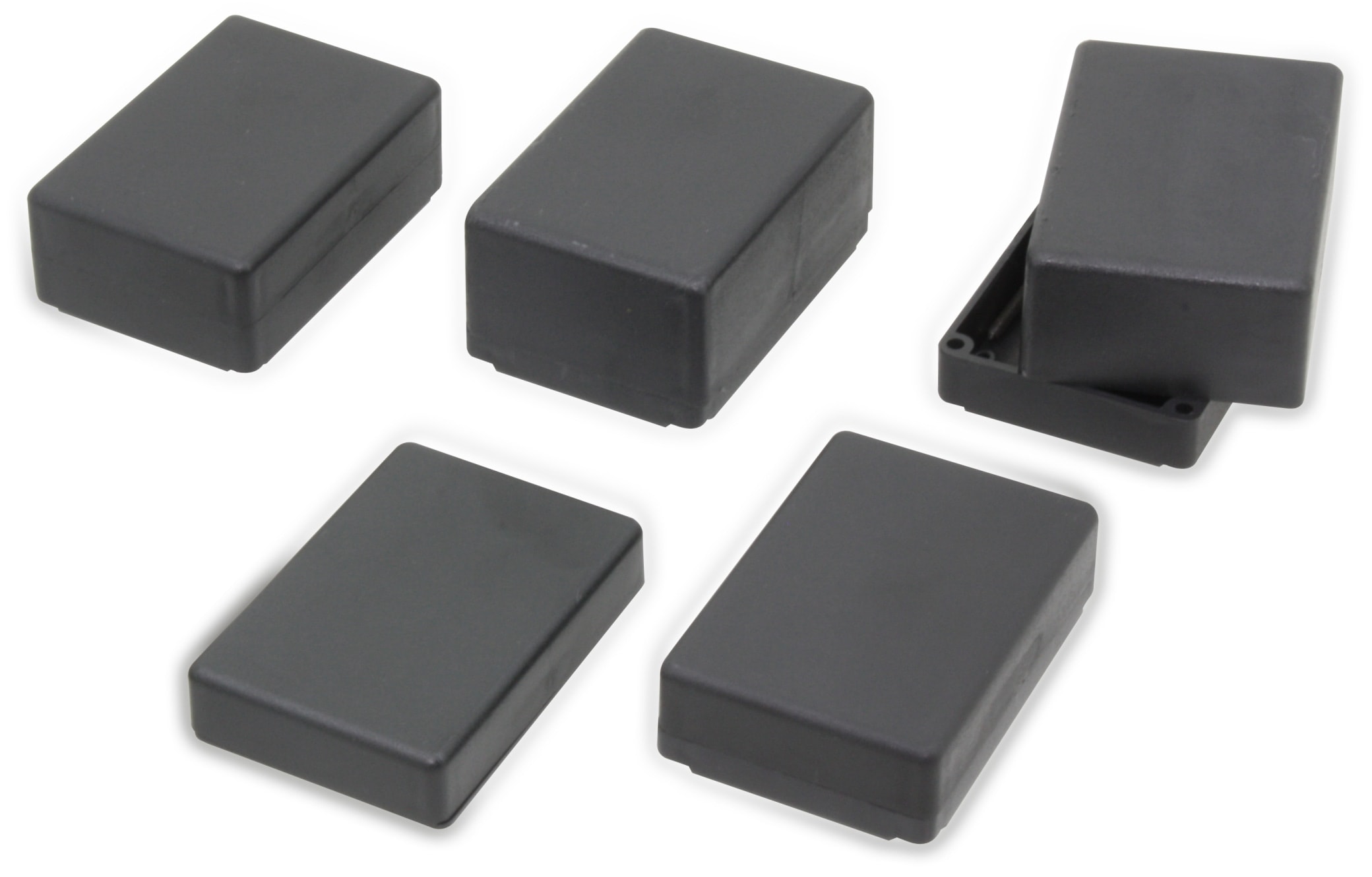 DONAU ELEKTRONIK Kunststoff Kleingehäuse KG22M, schwarz DONAU ELEKTRONIK Kunststoff Kleingehäuse KG22M, schwarz