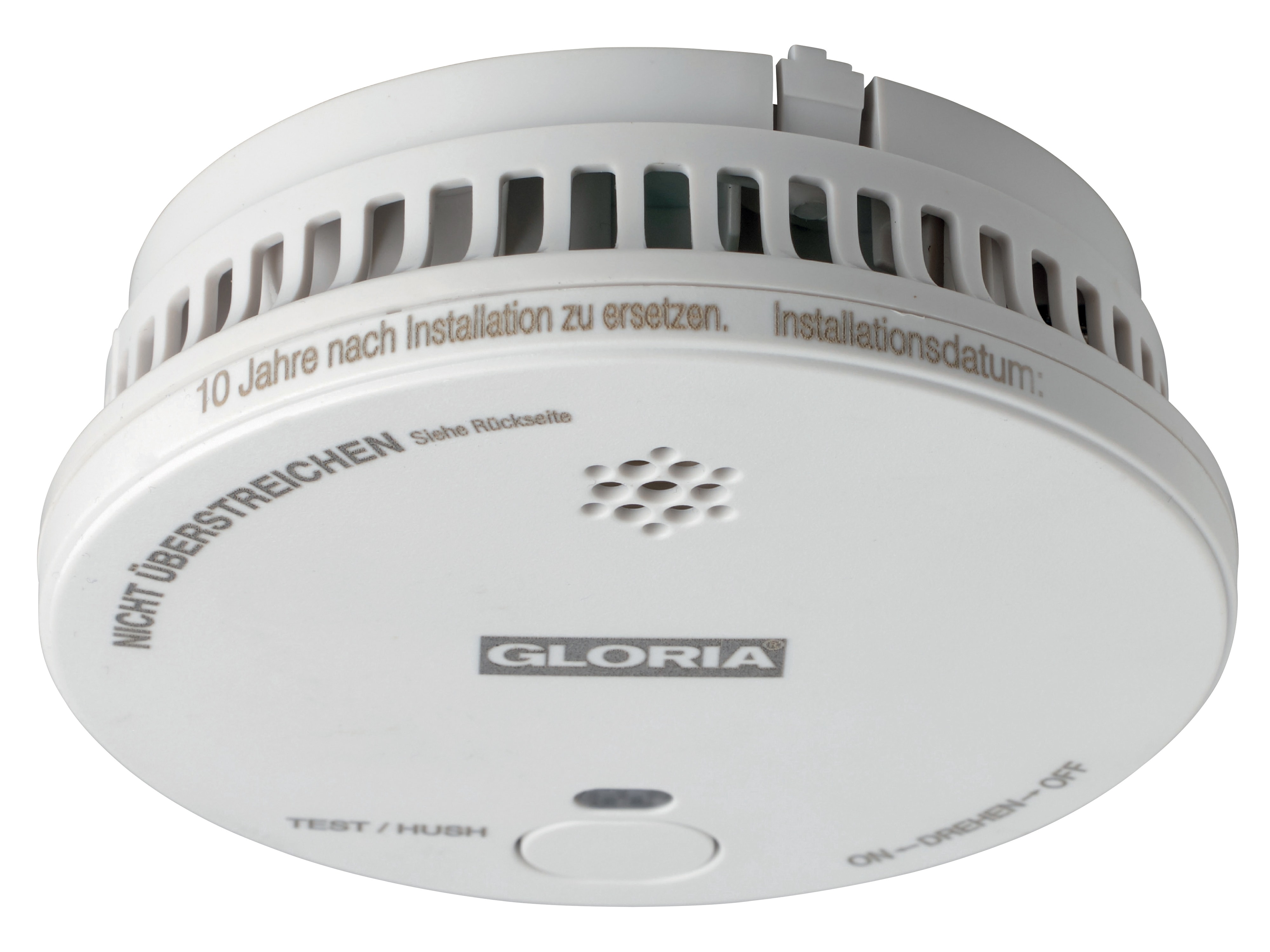 GLORIA Rauchmelder R-1, mit Stummschalt-Taste GLORIA Rauchmelder R-1, mit Stummschalt-Taste
