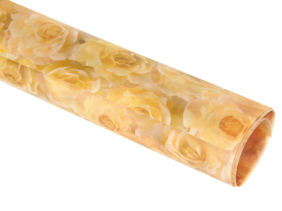 HEYDA Transparentpapier 20-4879450, Rosen creme Transparentpapier HEYDA 20-4879450, Rosen creme