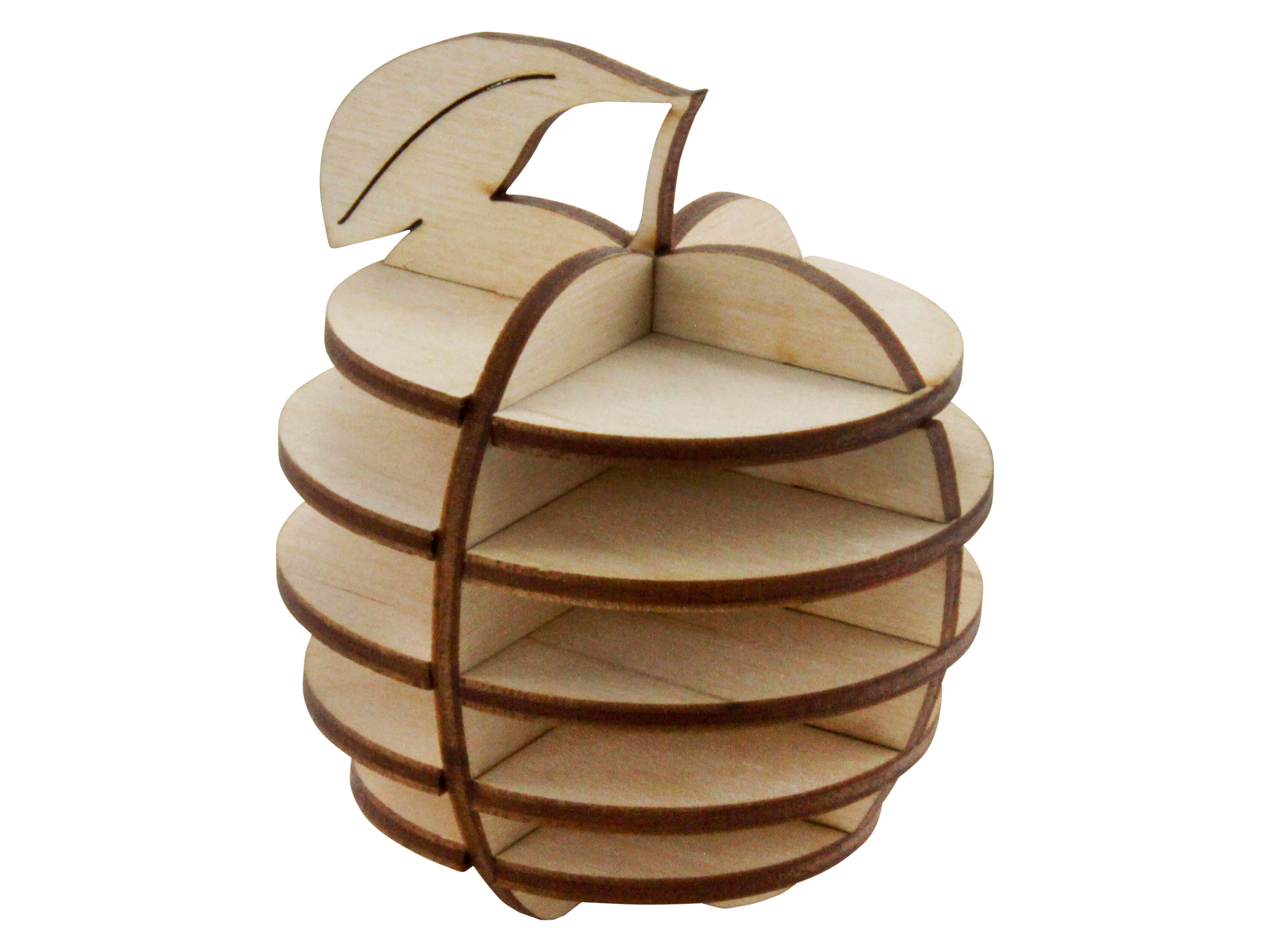 SOL-EXPERT 3D Holz Puzzle Apfel