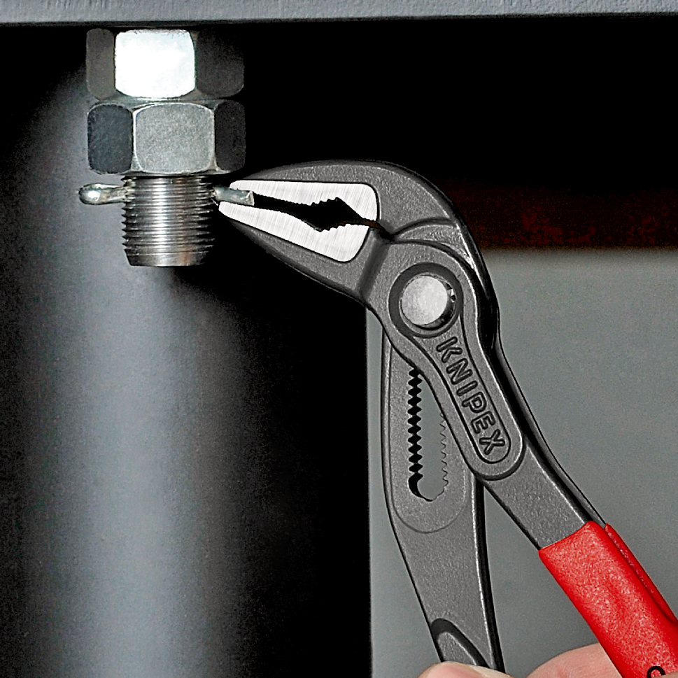 KNIPEX Wasserpumpenzange, Cobra ES, 87 51 250, extra schlank, 250 mm
