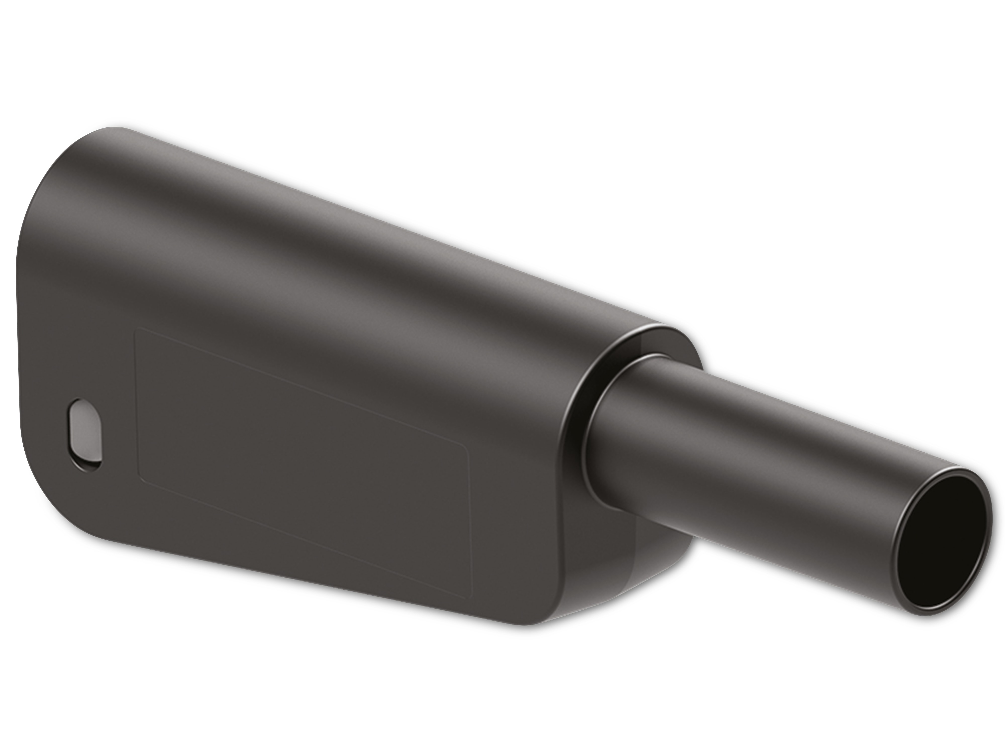 STÄUBLI Einzelstecker, 66.2022-21, 4 mm , schwarz, 1000 V, CAT II, 32 A / 600 V, CAT III, 32 A