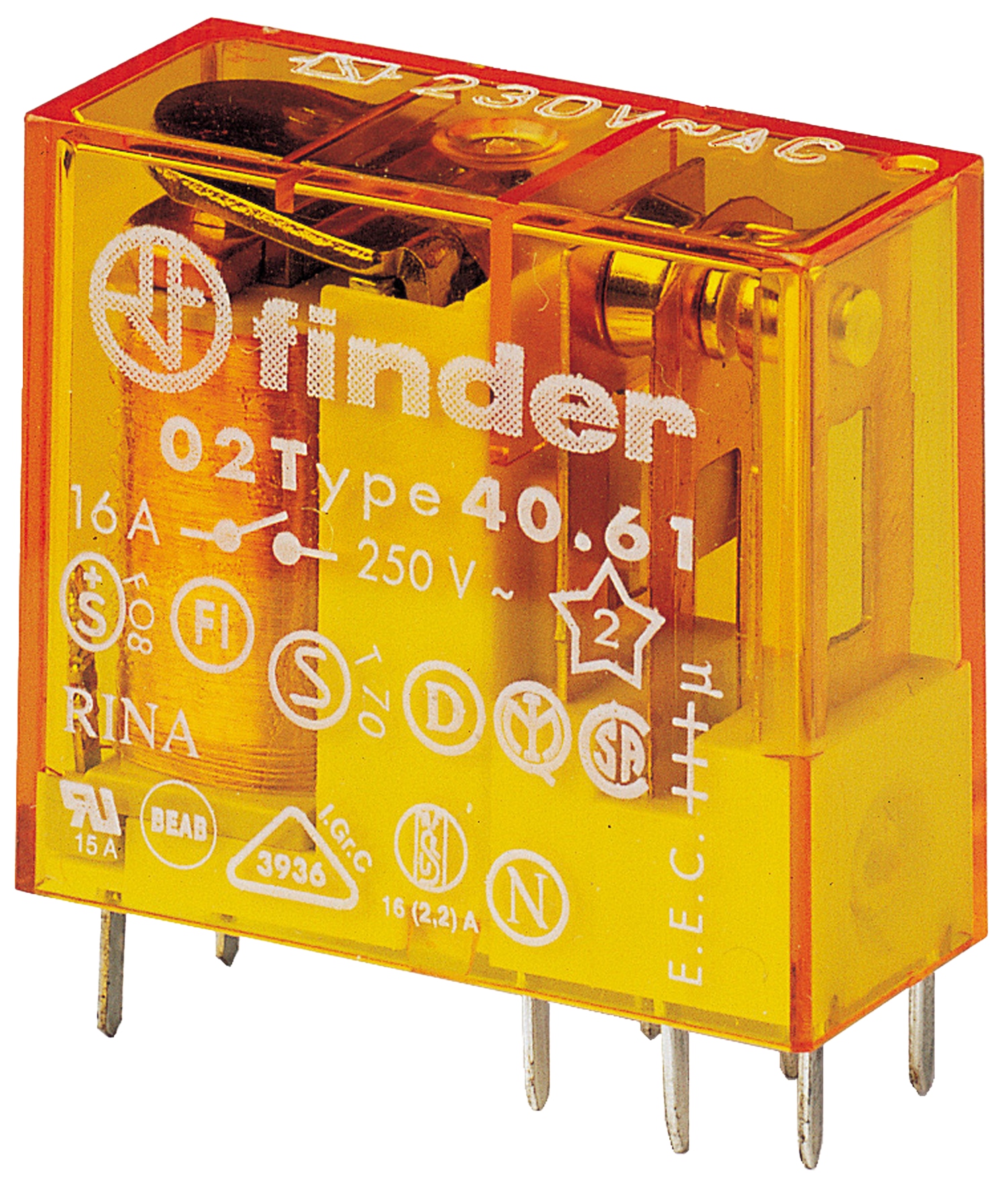 FINDER Steck-/Printrelais 40.61.8.230.1000