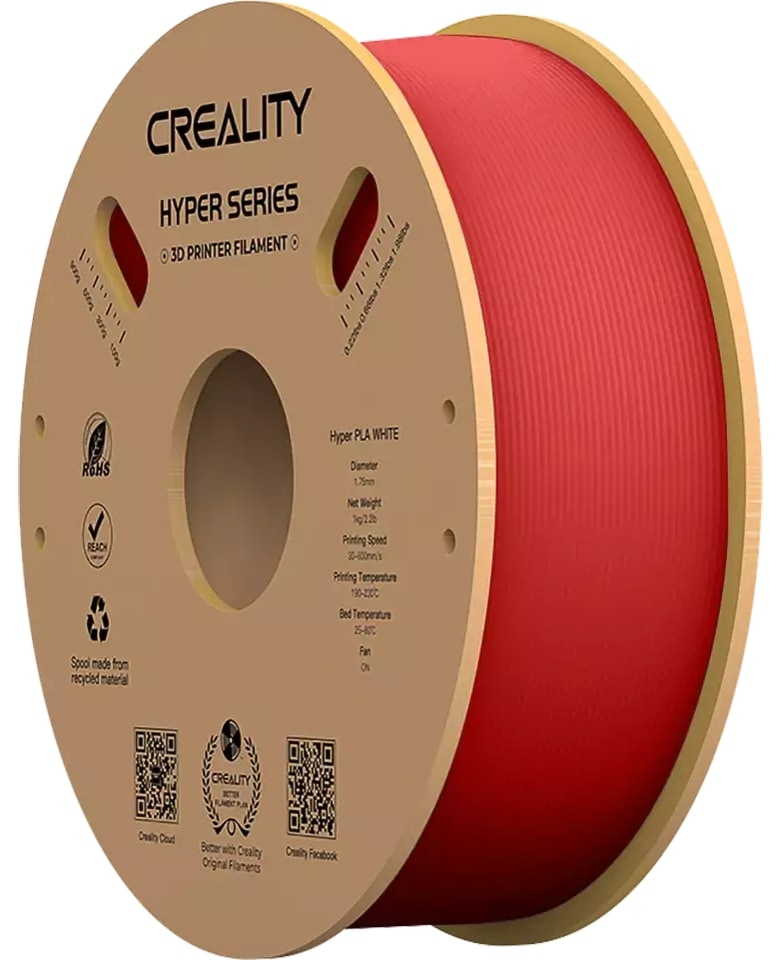 CREALITY 3D Filament PLA, 1 kg, rot, 1,75 mm CREALITY 3D Filament PLA, 1 kg, rot, 1,75 mm