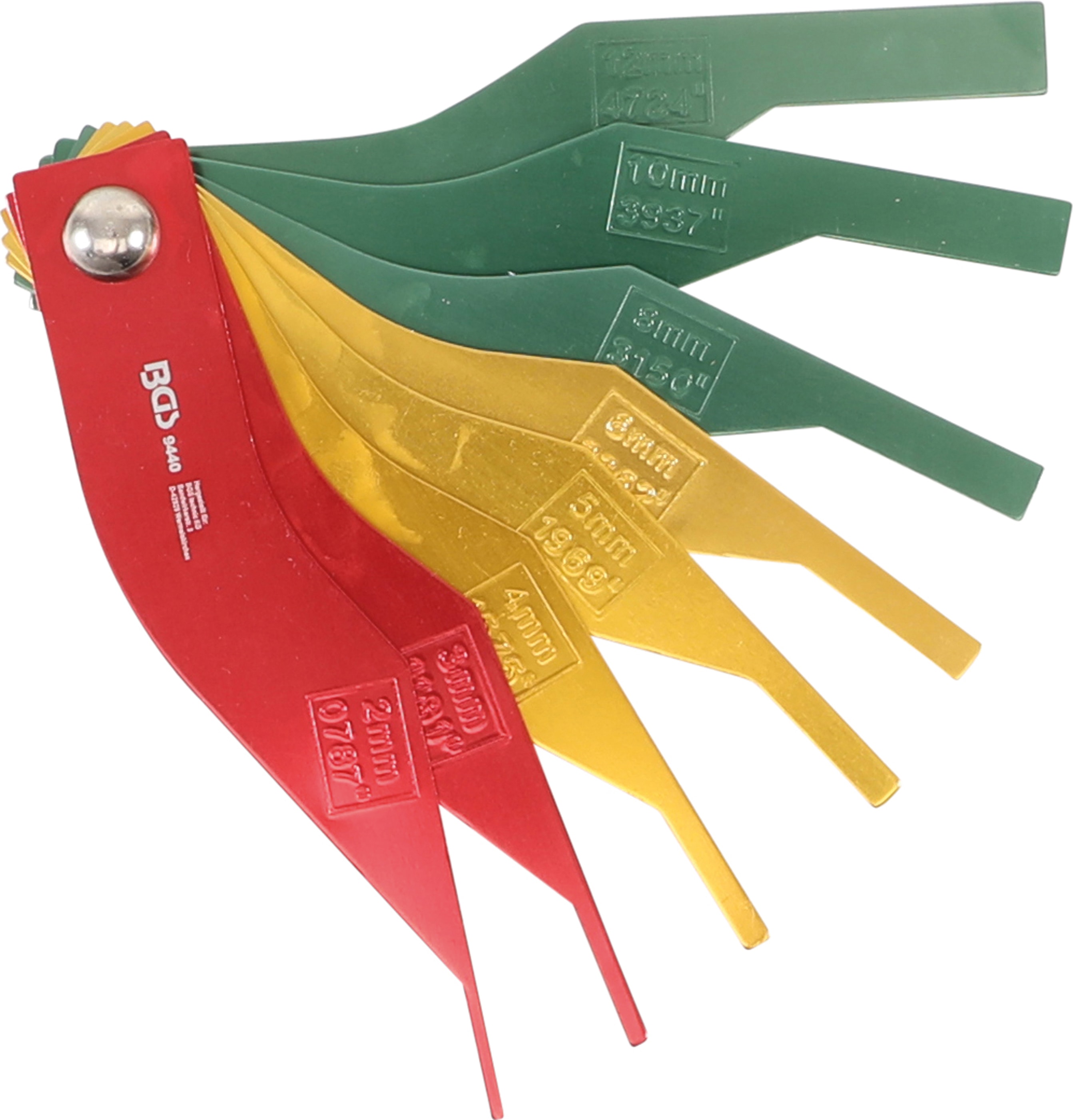 BGS TECHNIC Bremsbelag-Verschleißlehren-Satz, 9440, 8-teilig BGS TECHNIC Bremsbelag-Verschleißlehren-Satz, 9440, 8-teilig