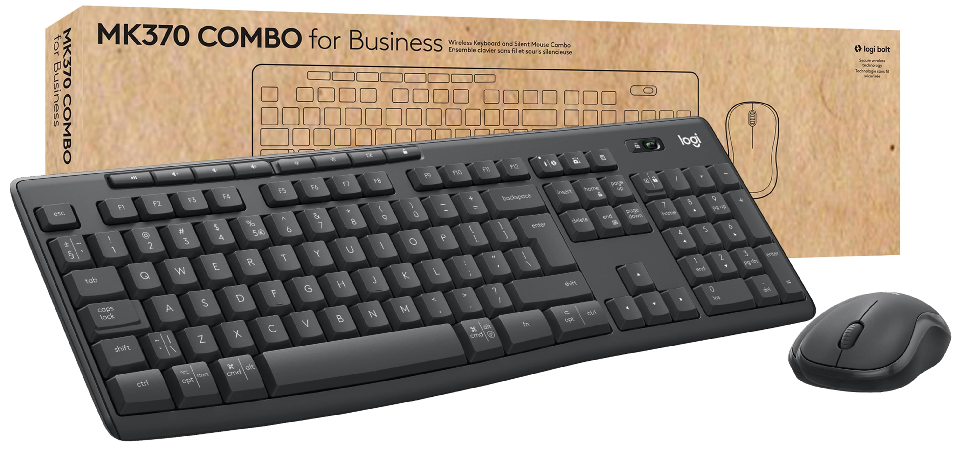LOGITECH Tastatur- und Mausset MK370 Combo for Business LOGITECH Tastatur- und Mausset MK370 Combo for Business
