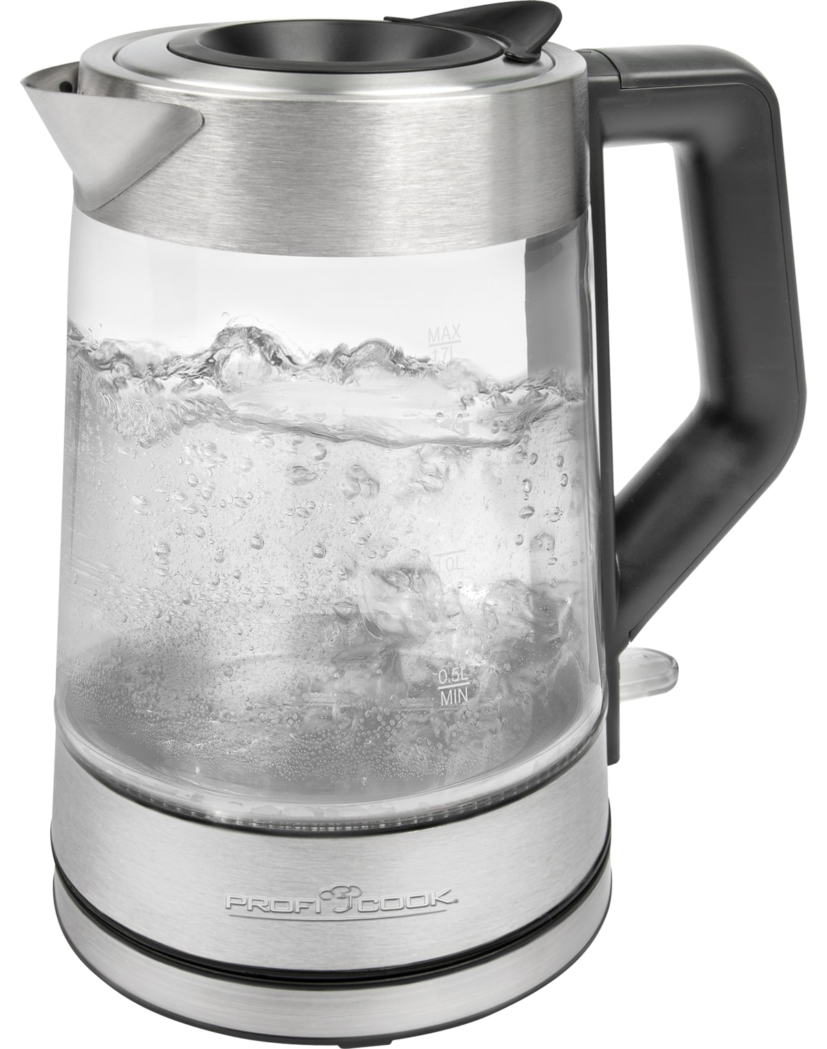 PROFI COOK Wasserkocher PC-WKS 1190 G inox LED, 1,7 L, 2200 W, Glas PROFI COOK Wasserkocher PC-WKS 1190 G inox LED, 1,7 L, 2200 W, Glas