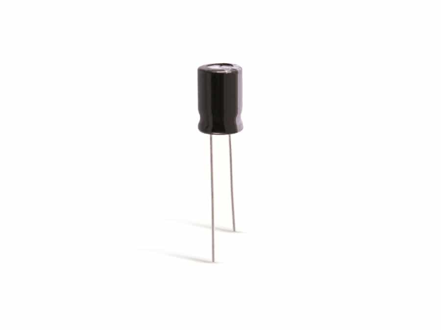 Elko 220µF, 50V, radial, RM 5 Elektrolytkondensator, 220µF, 50V