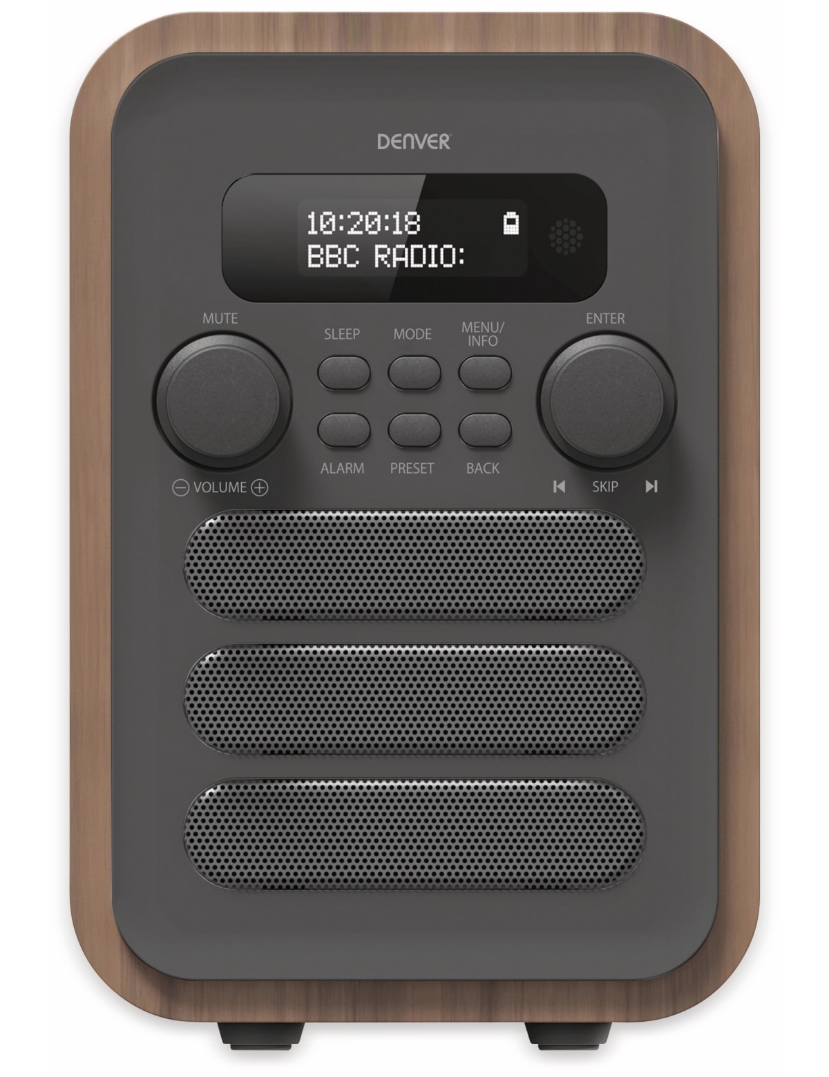 DENVER DAB+/FM Radio DAB-48, grau DENVER DAB+/FM Radio DAB-48, grau