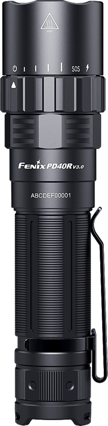 FENIX LED-Taschenlampe PD40R V3.0, Akkubetrieb, schwarz FENIX LED-Taschenlampe PD40R V3.0, Akkubetrieb, schwarz