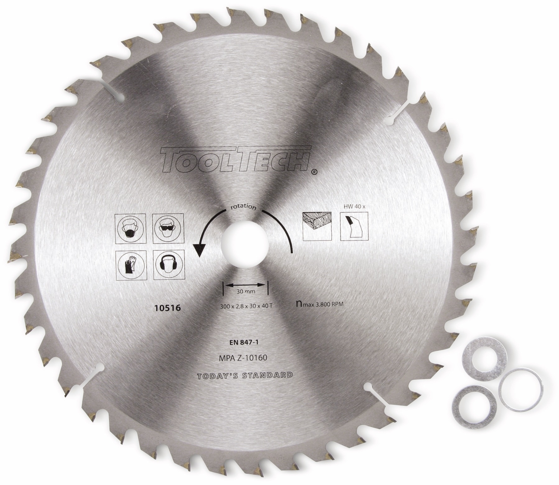 MASTERPROOF Hartmetall-Kreissägeblatt, 180 mm MASTERPROOF Hartmetall-Kreissägeblatt, 180 mm