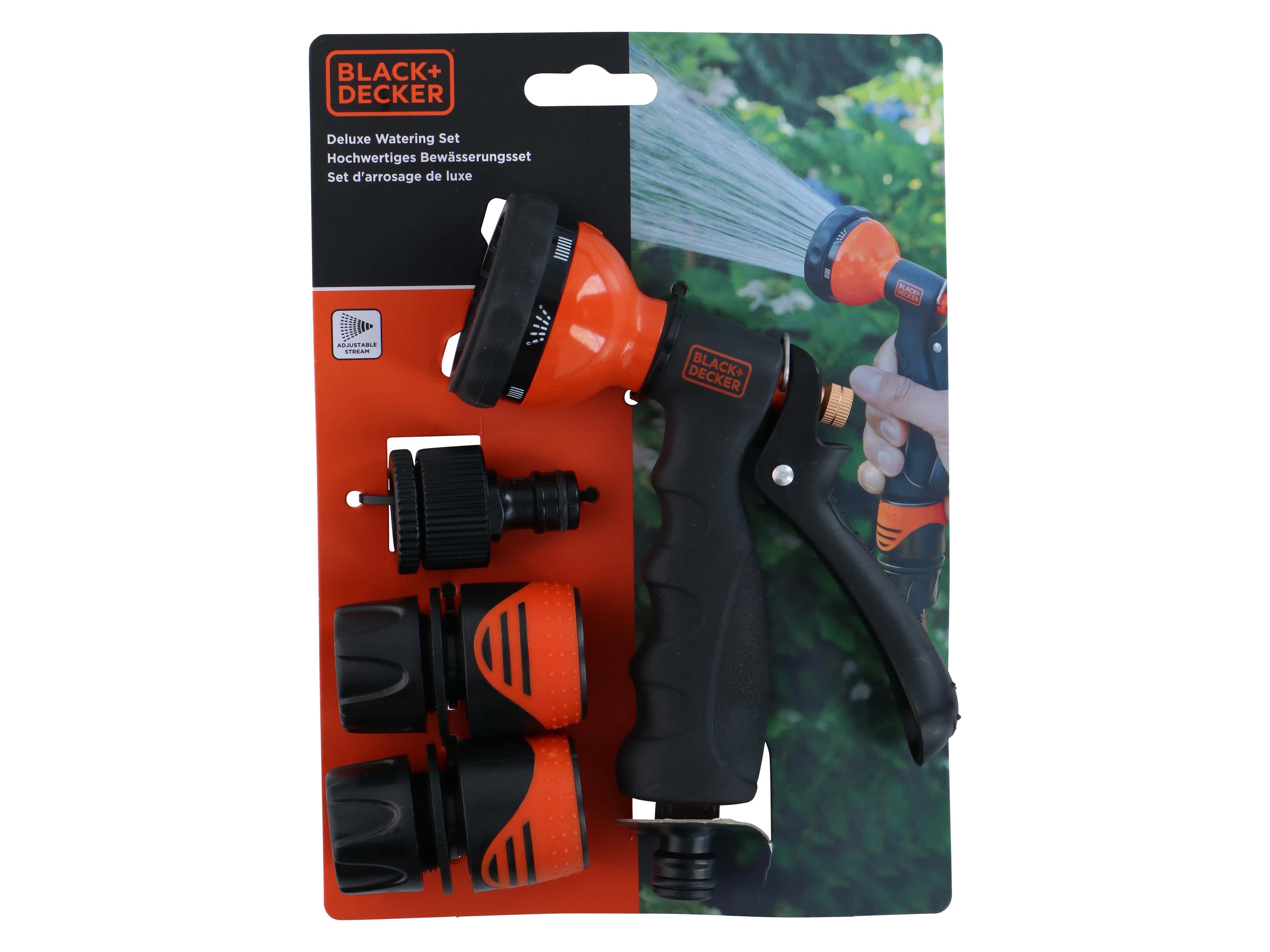 BLACK & DECKER Gartensprüher-Set, 4-teilig, 7 Funktionen BLACK & DECKER Gartensprüher-Set, 4-teilig, 7 Funktionen