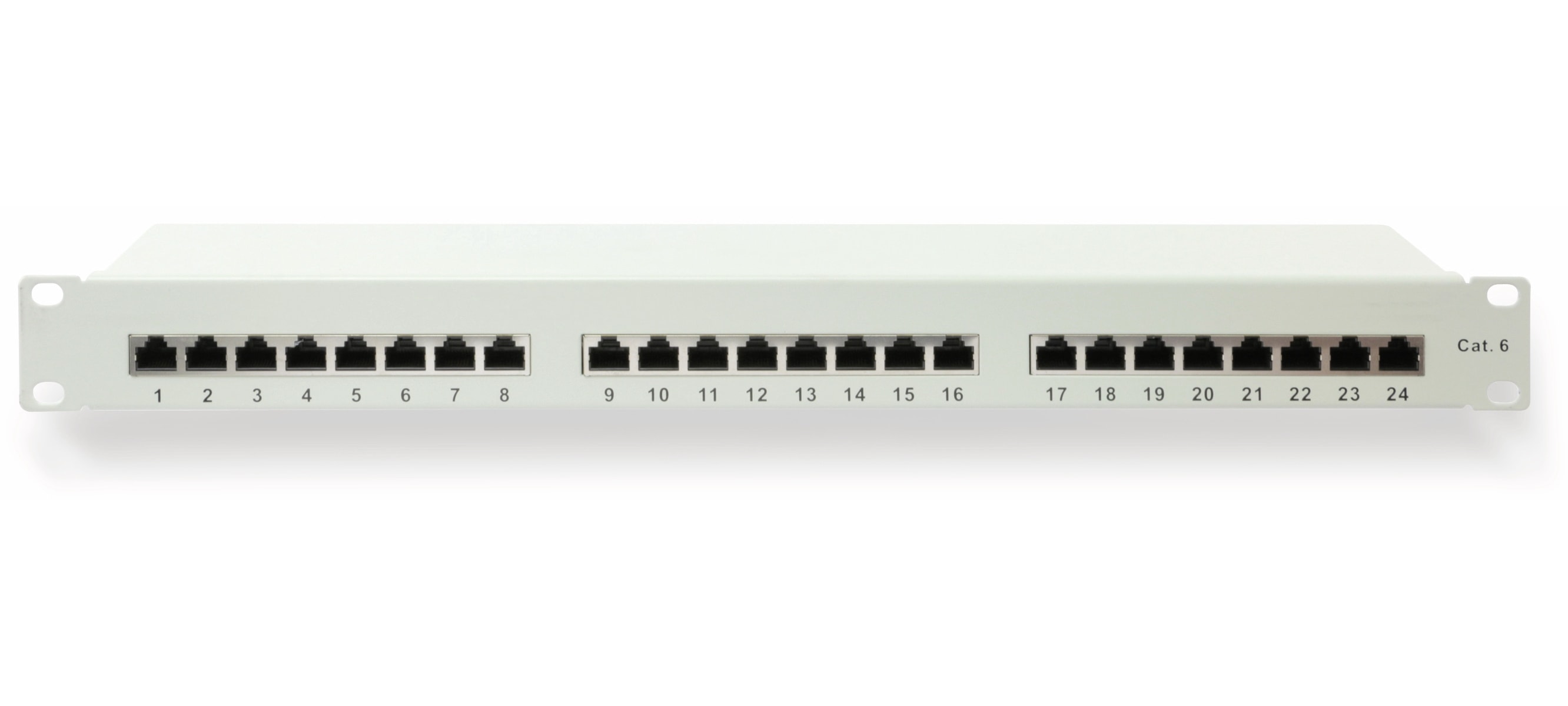 RED4POWER CAT.6 Patchpanel R4-N118G, 24-fach, 19", grau RED4POWER CAT.6 Patchpanel R4-N118G, 24-fach, 19", grau