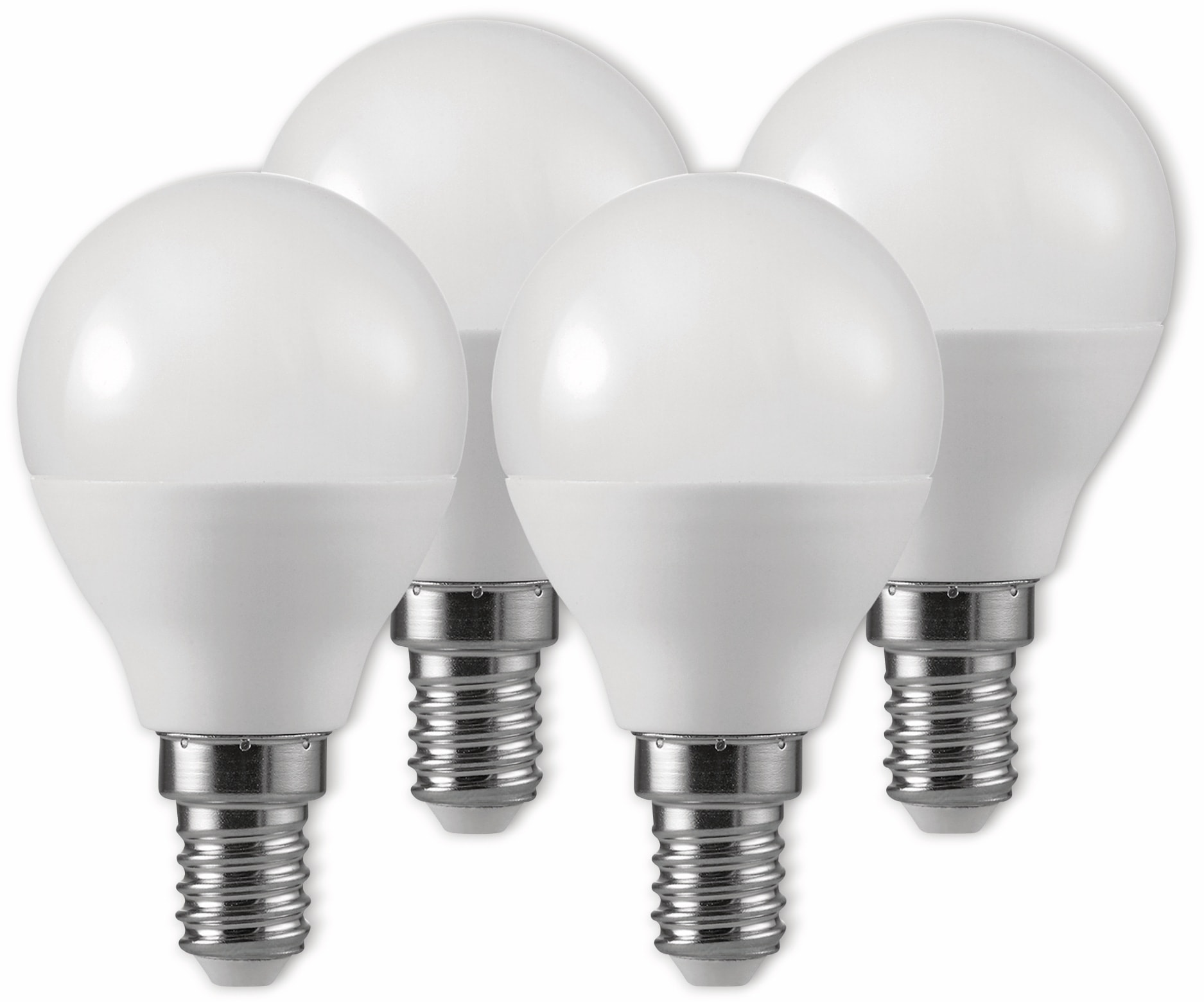 MÜLLER-LICHT LED-Lampe, Tropfenform, 400259, E14, EEK: F, 4,5W, 470 lm, 2700 K, matt, 4 Stück MÜLLER-LICHT LED-Lampe, Tropfenform, 400259, E14, EEK: F, 4,5W, 470 lm, 2700 K, matt, 4 Stück