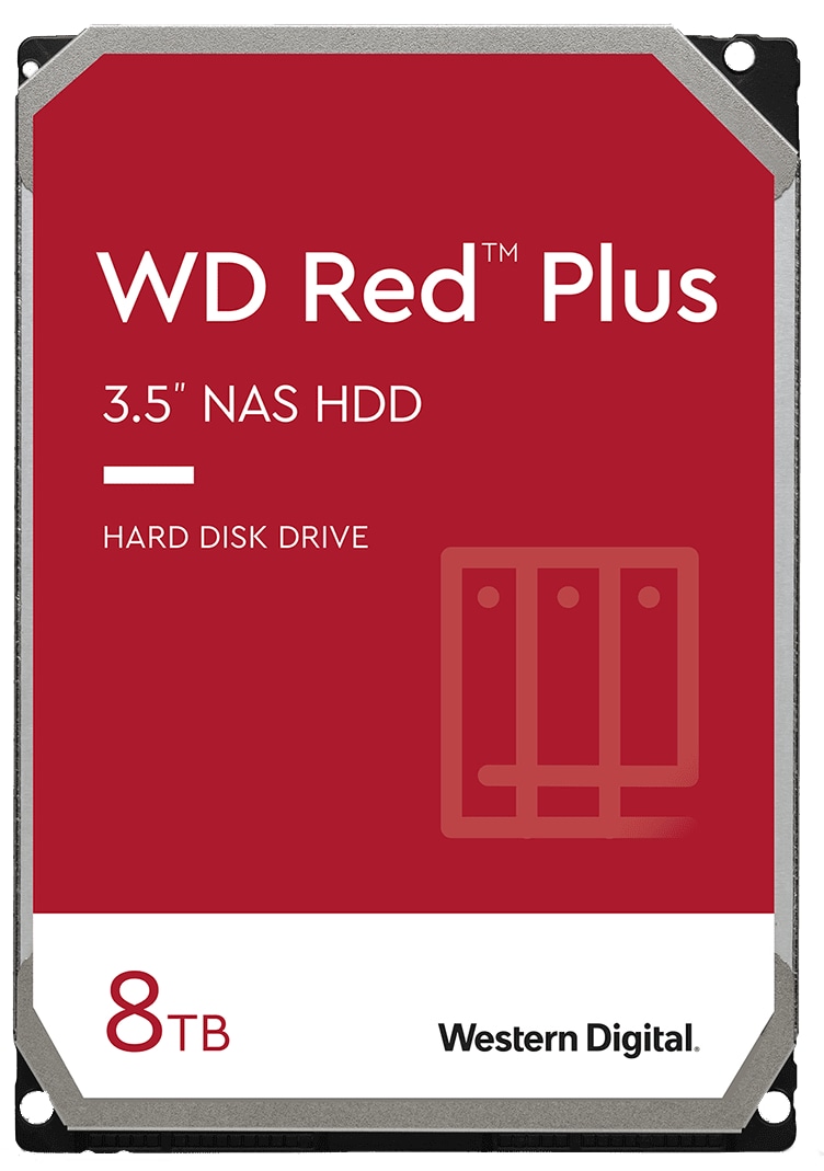 WD HDD Red Plus WD80EFPX 8TB