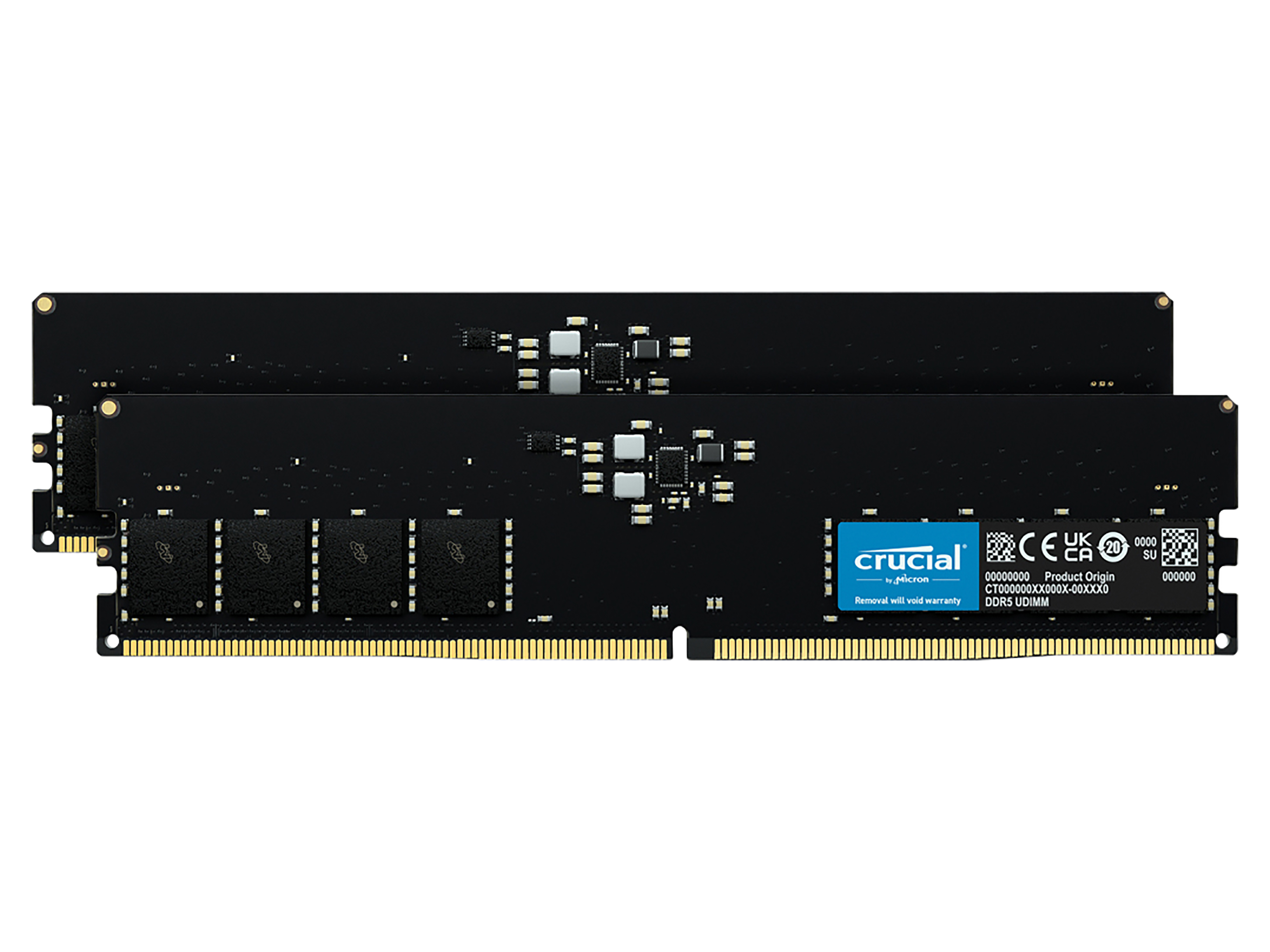 CRUCIAL Arbeitsspeicher CT2K16G56C46U5 DDR5, 32GB CRUCIAL Arbeitsspeicher CT2K16G56C46U5 DDR5, 32GB