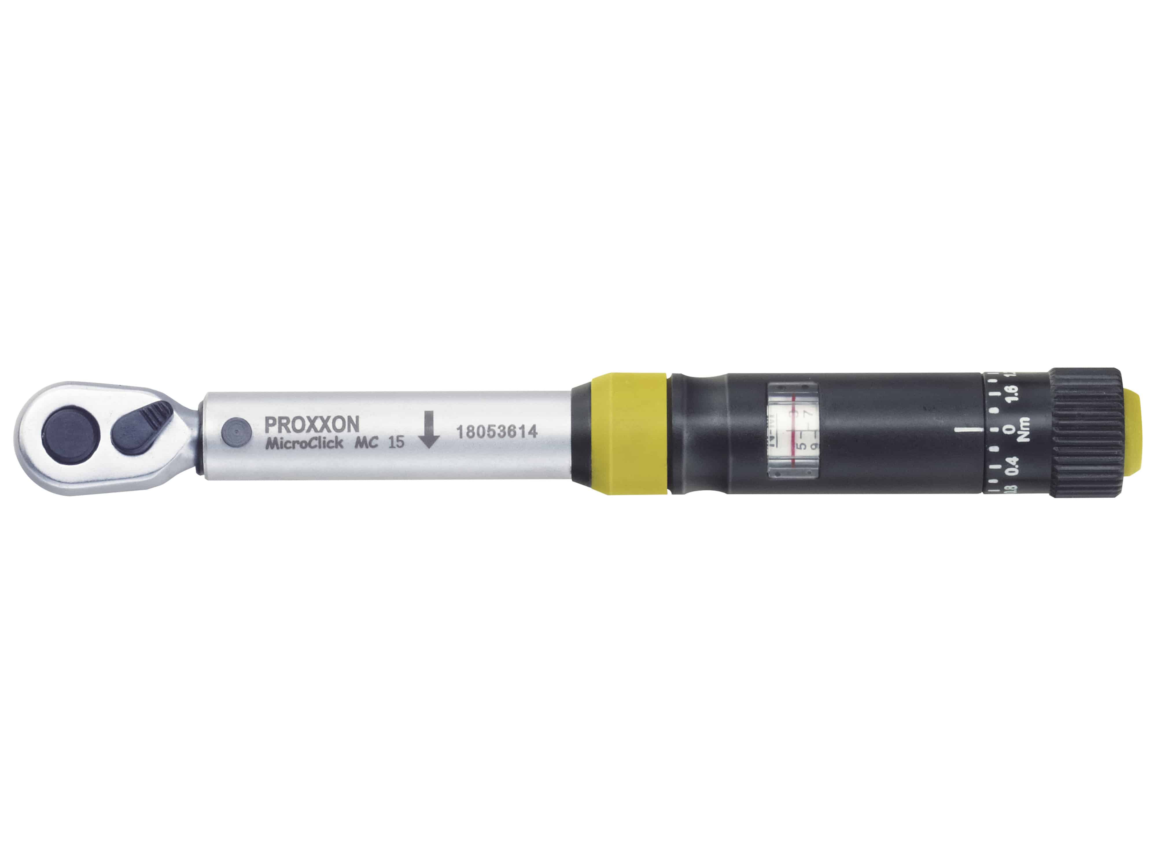 PROXXON MicroClick Drehmomentschlüssel MC15, 23345, 1/4", 3-15 Nm PROXXON MicroClick Drehmomentschlüssel MC15, 23345, 1/4", 3-15 Nm