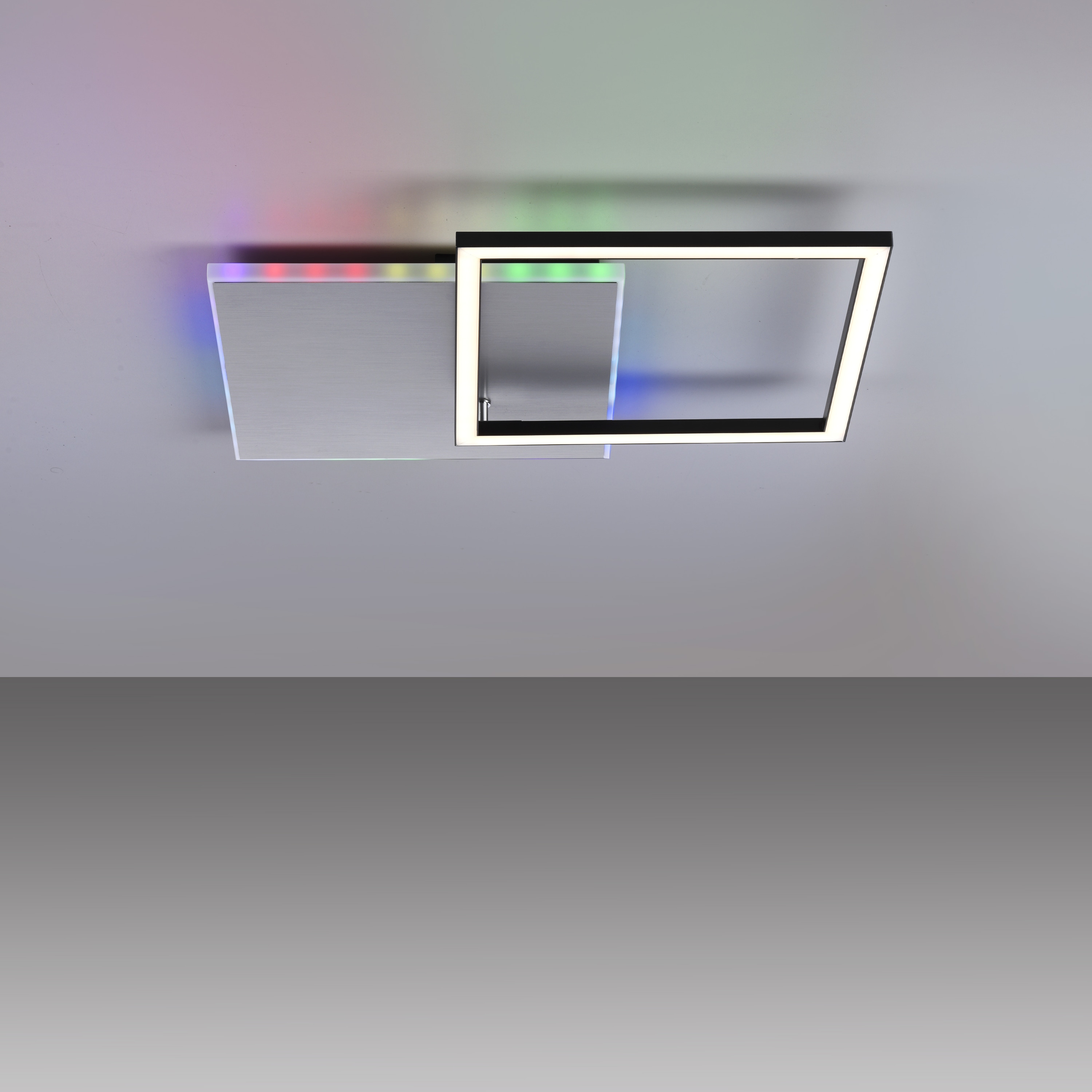 JUST LIGHT LED-Deckenleuchte 11327-95 alufarbig, 31 W, 3200 lm, CCT, RGB JUST LIGHT LED-Deckenleuchte 11327-95 alufarbig, 31 W, 3200 lm, CCT, RGB