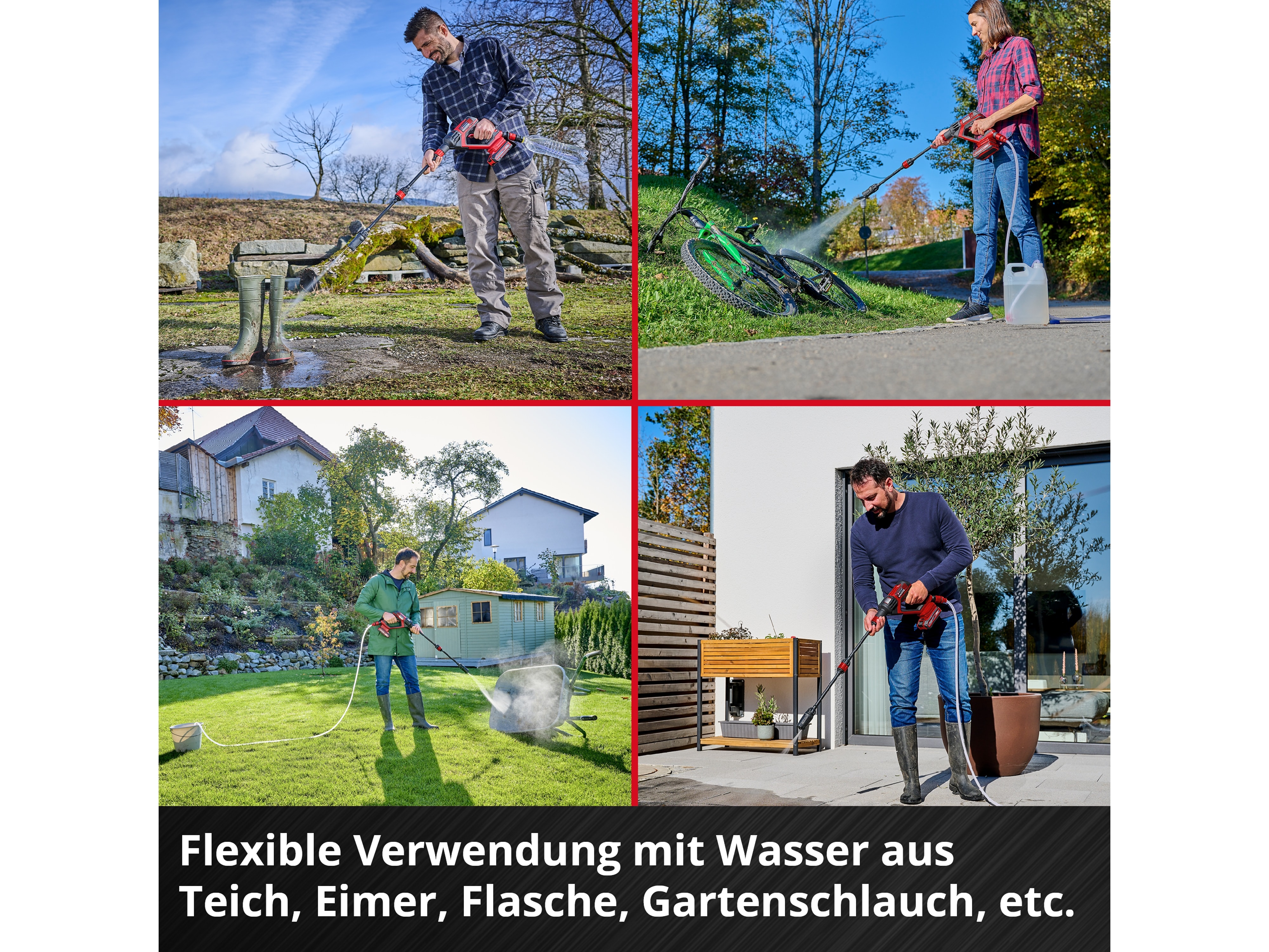 EINHELL Akku-Druckreinigerpistole HYPRESSO 18/24-1, Solo