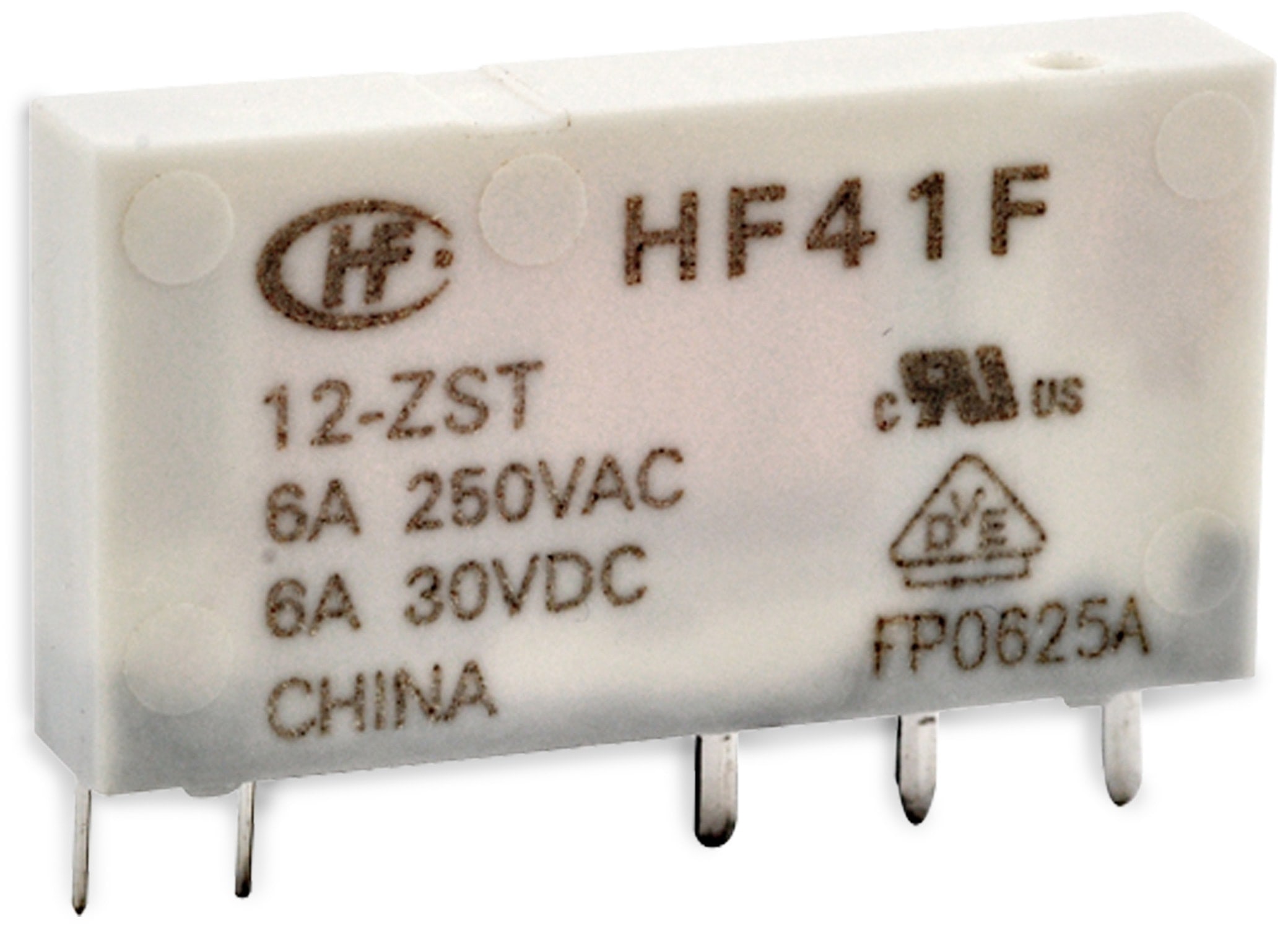 HONGFA Printrelais HF41F/024-ZS HONGFA Printrelais HF41F/024-ZS