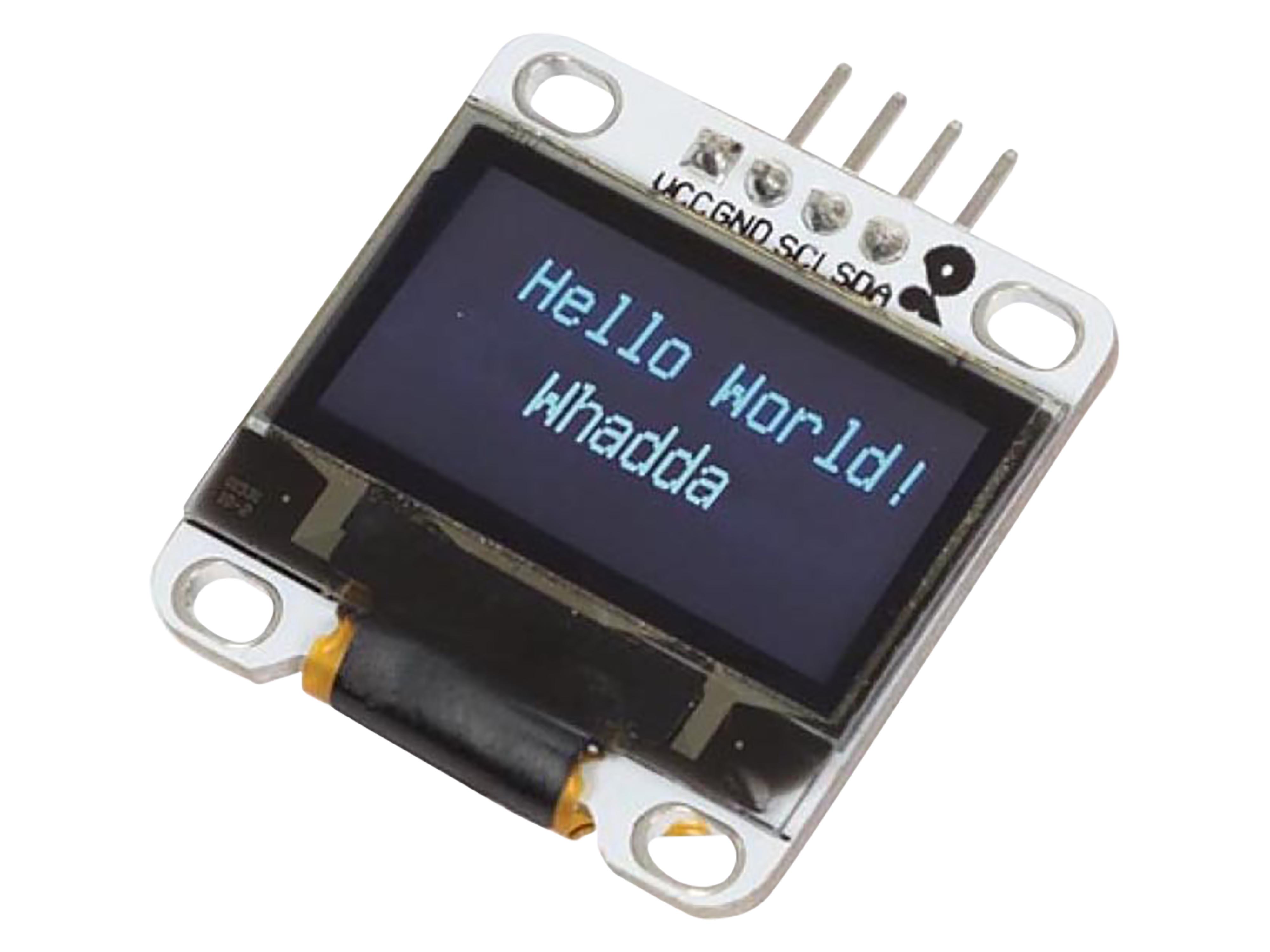 VELLEMAN Oled-Display WPI438 mit I2C / 2,43 cm (0,96") WHADDA Oled-Display WPI438 mit I2C / 2,43 cm (0,96")