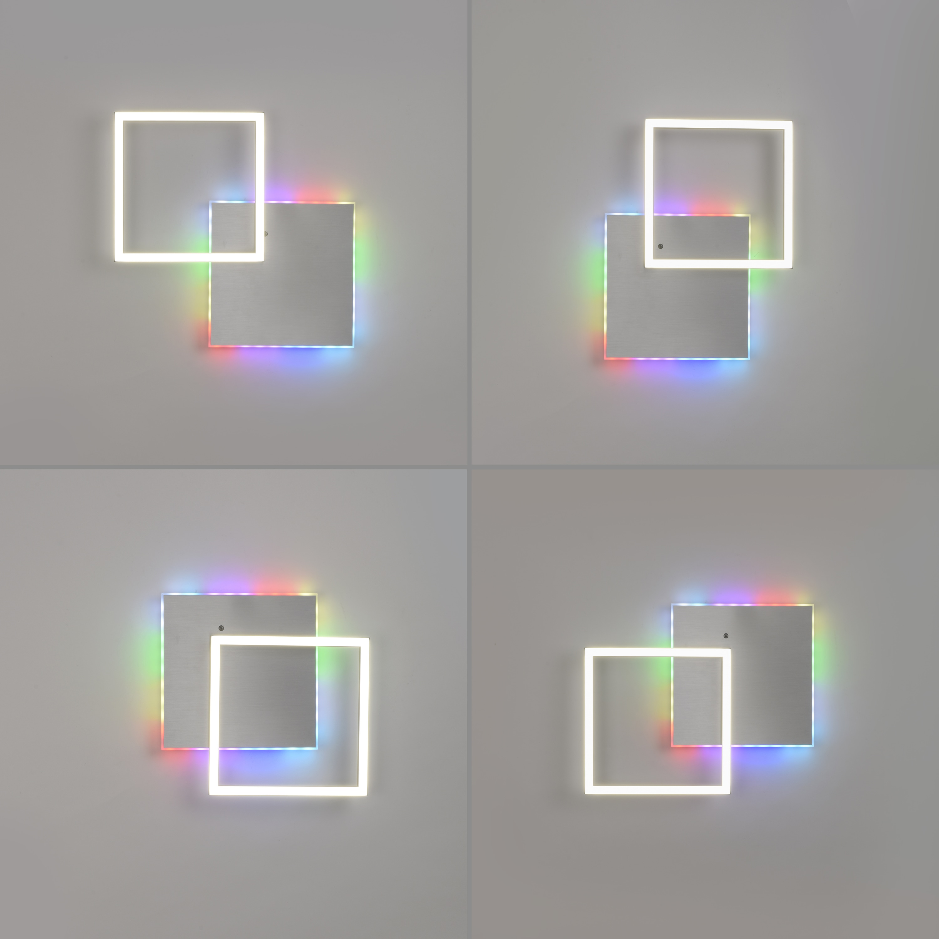 JUST LIGHT LED-Deckenleuchte 11327-95 alufarbig, 31 W, 3200 lm, CCT, RGB JUST LIGHT LED-Deckenleuchte 11327-95 alufarbig, 31 W, 3200 lm, CCT, RGB