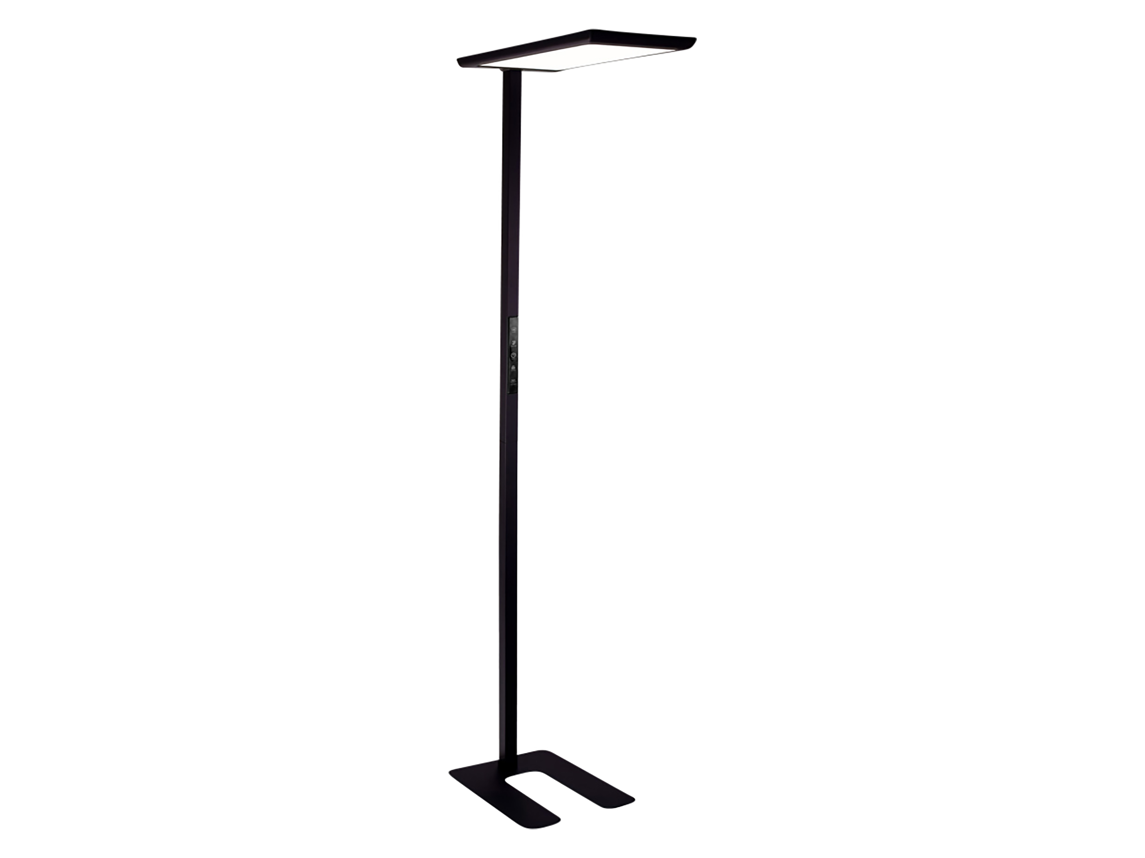 LUXULA LED-Büro-Stehleuchte, Up/Down, 100W, 4000K, EEK: F, 7000lm, IP20, dimmbar, schwarz