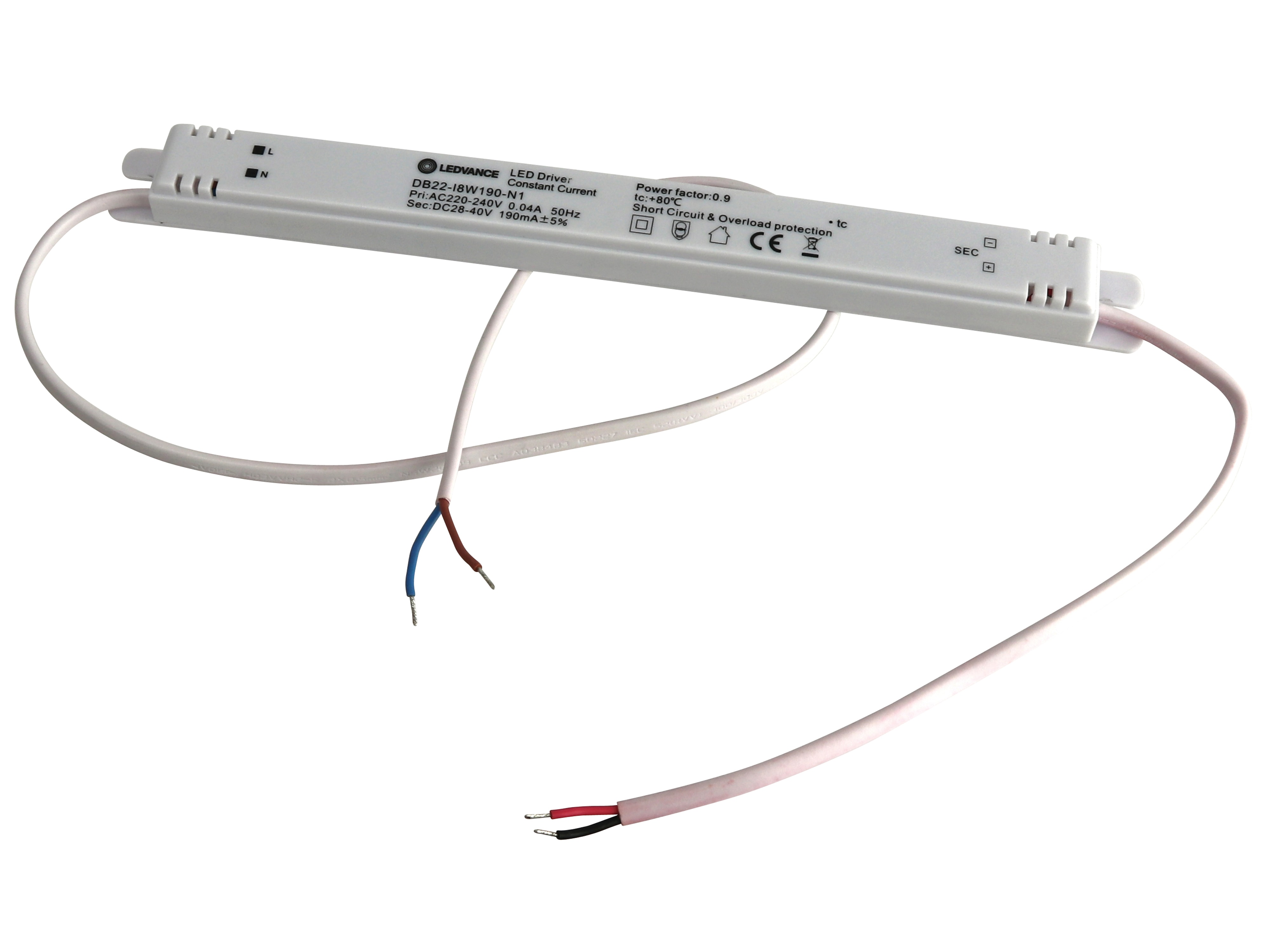LEDVANCE LED-Schaltnetzteil DB22-18W190-N1, 7,6 W